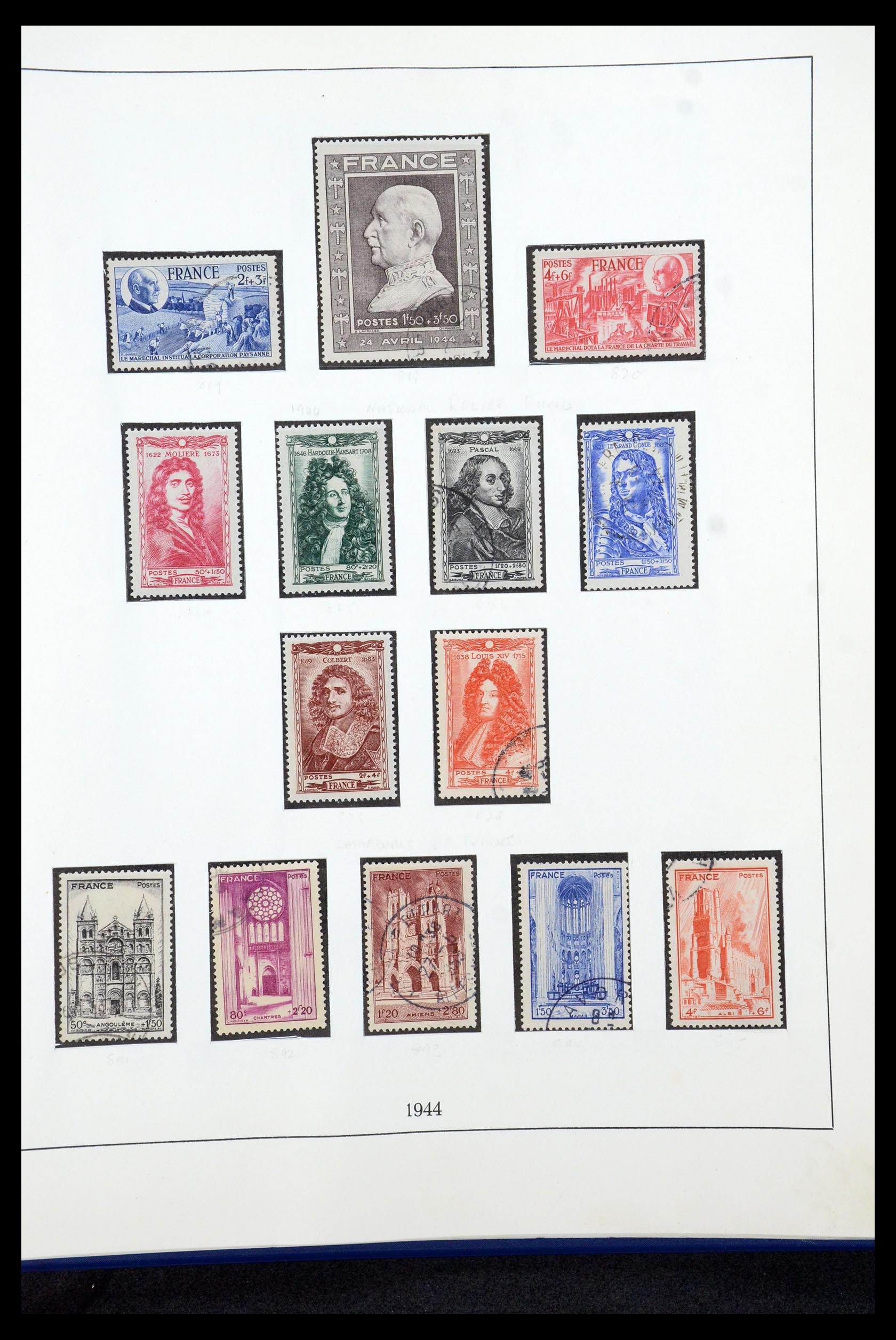 35610 046 - Postzegelverzameling 35610 Frankrijk 1849-1980.
