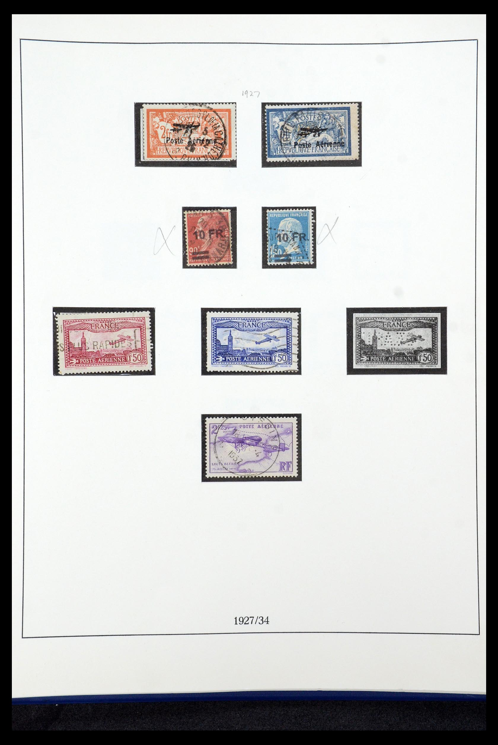 35610 048 - Postzegelverzameling 35610 Frankrijk 1849-1980.