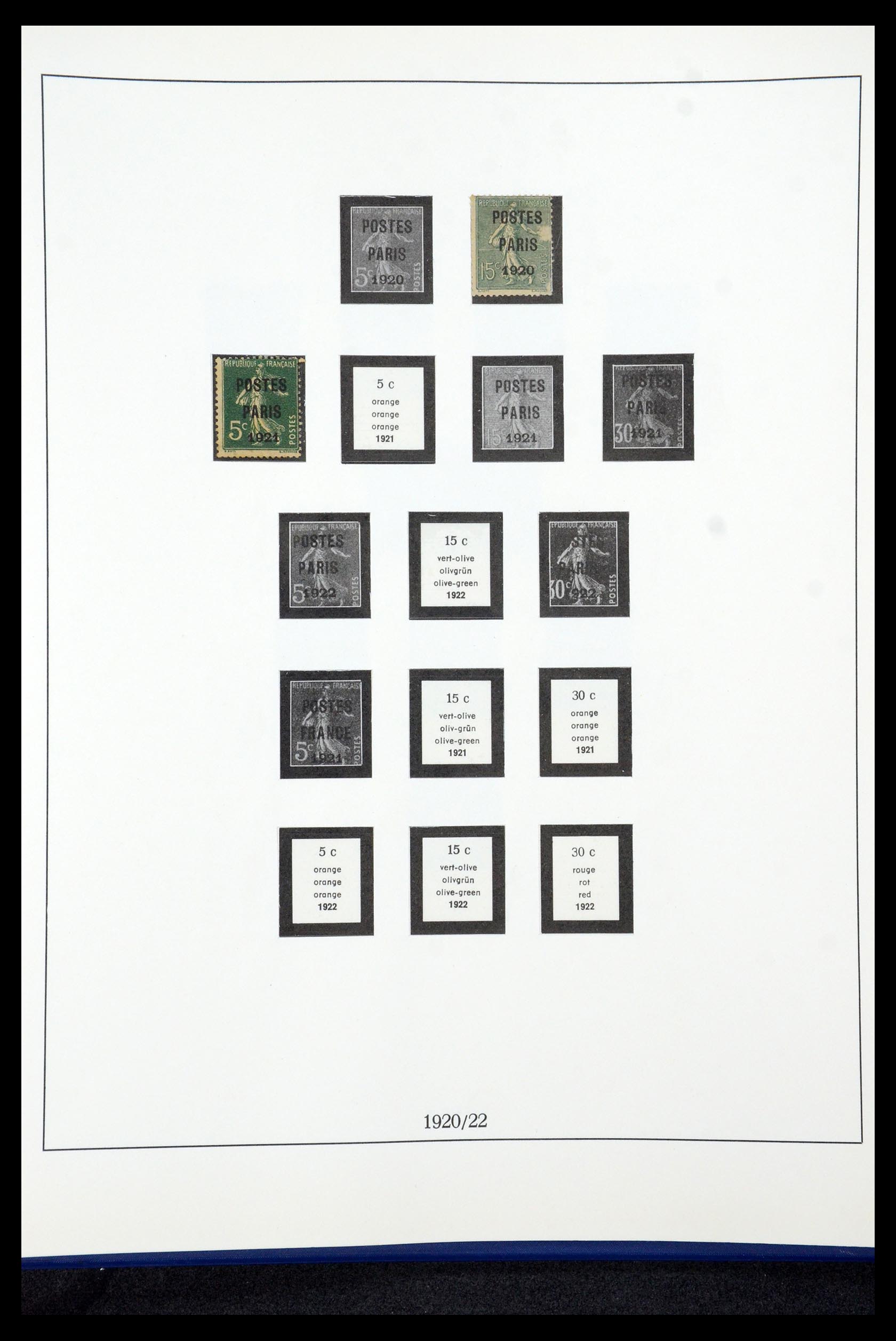 35610 049 - Postzegelverzameling 35610 Frankrijk 1849-1980.