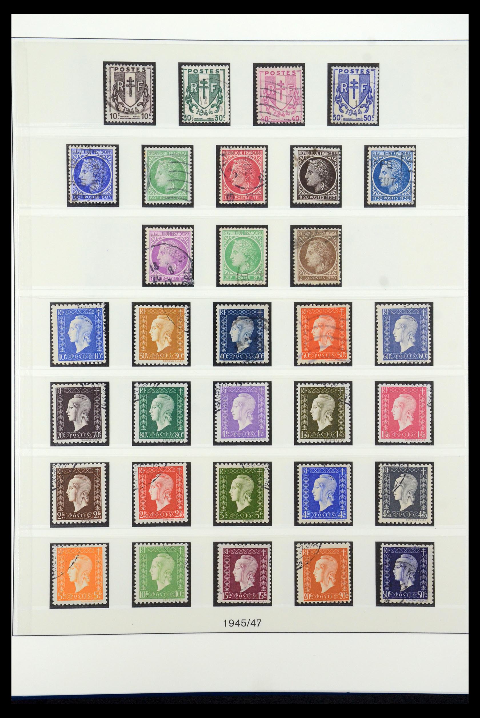 35610 053 - Postzegelverzameling 35610 Frankrijk 1849-1980.