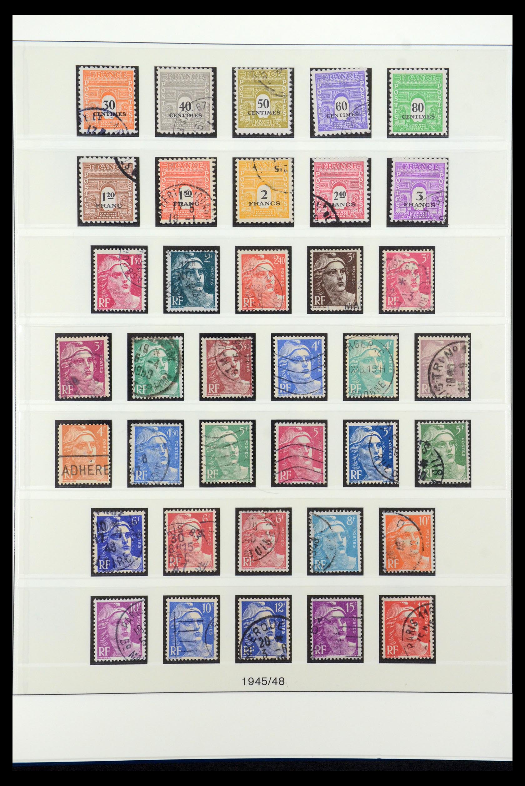 35610 054 - Postzegelverzameling 35610 Frankrijk 1849-1980.