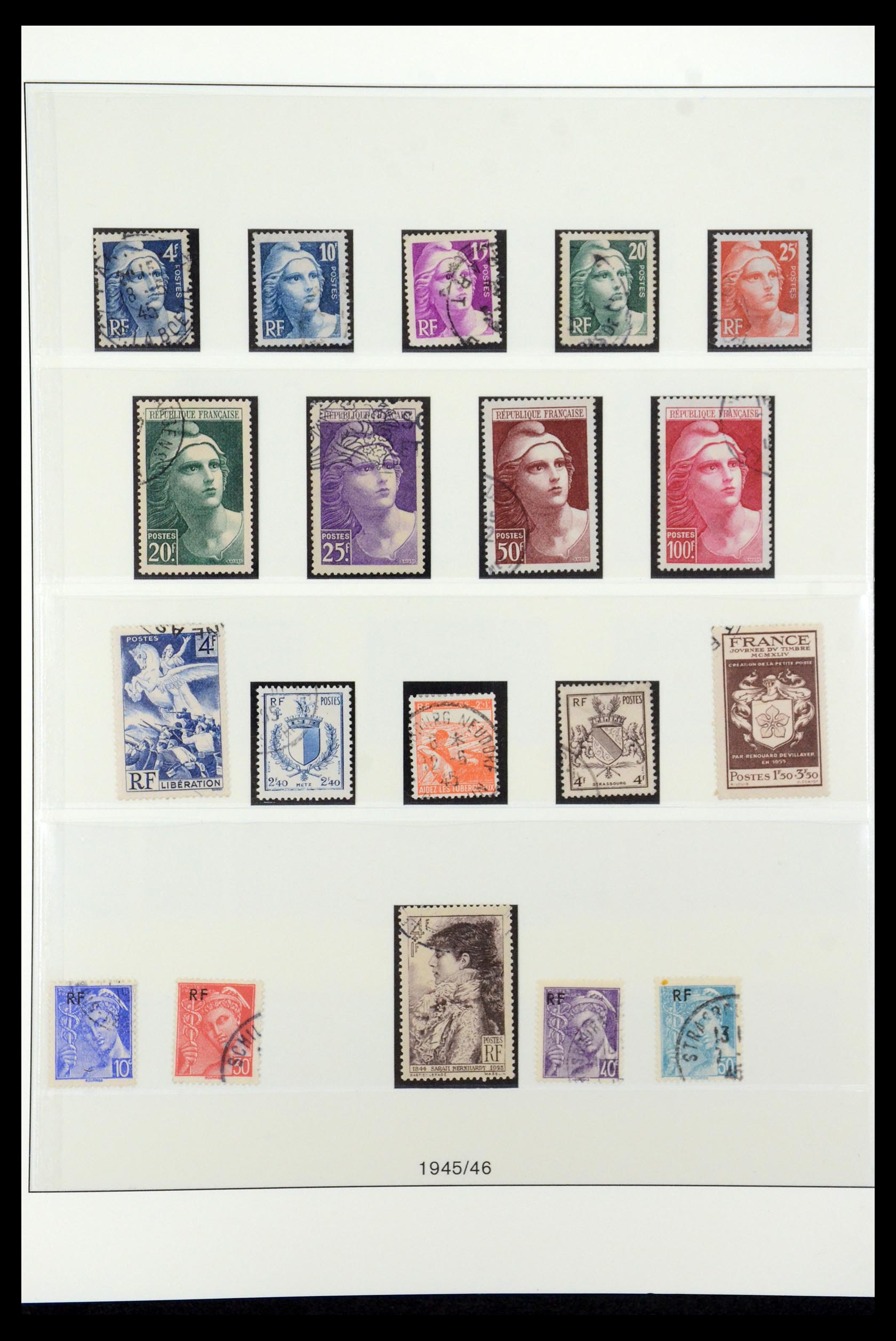 35610 055 - Postzegelverzameling 35610 Frankrijk 1849-1980.