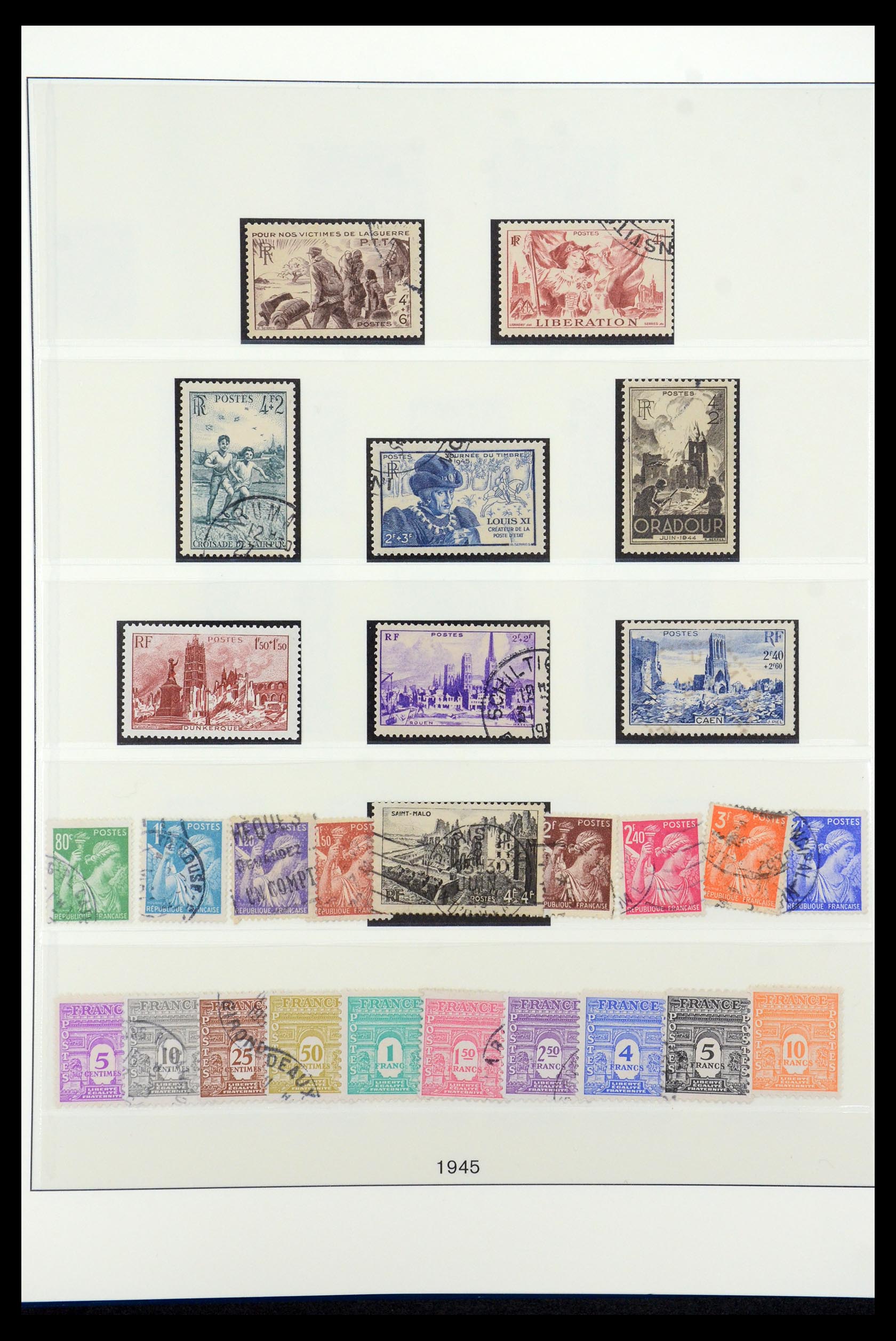 35610 056 - Postzegelverzameling 35610 Frankrijk 1849-1980.