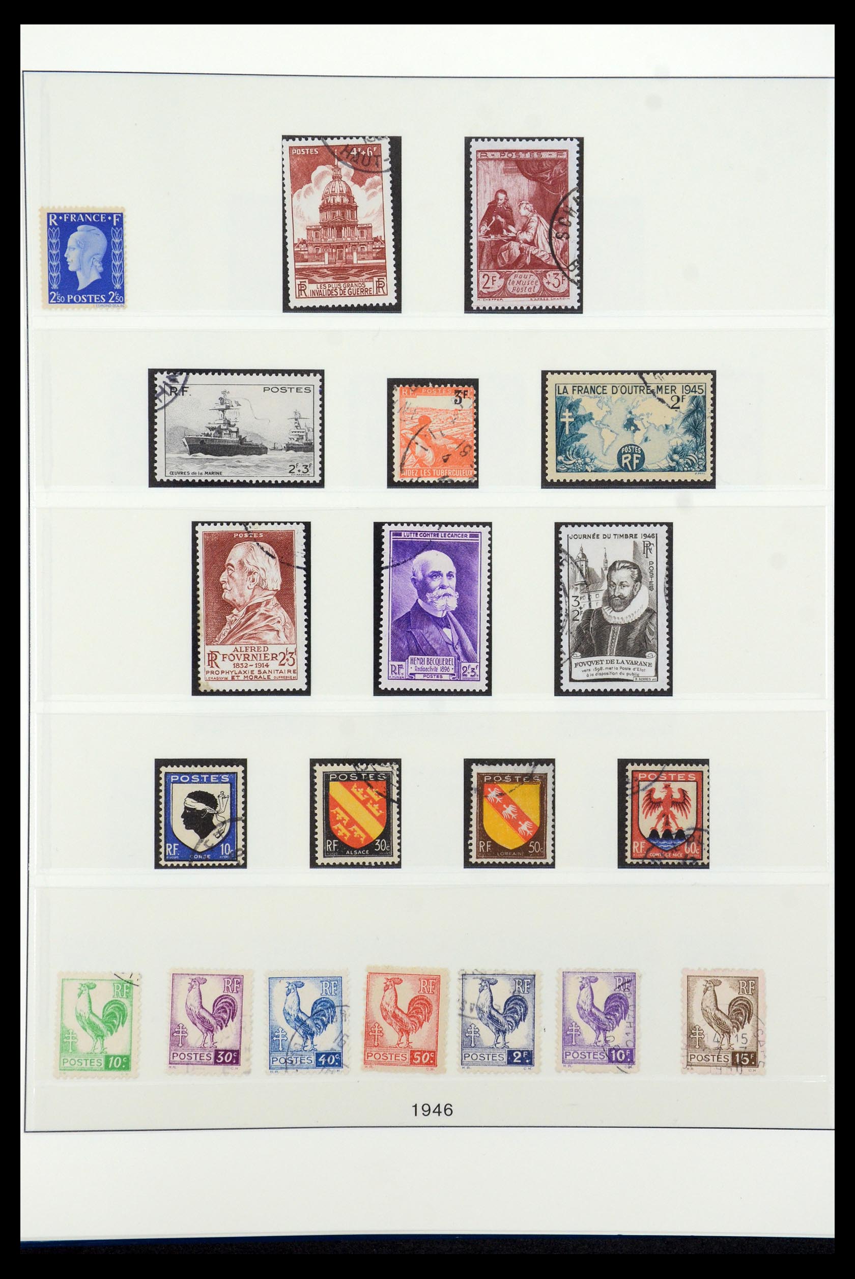 35610 057 - Postzegelverzameling 35610 Frankrijk 1849-1980.