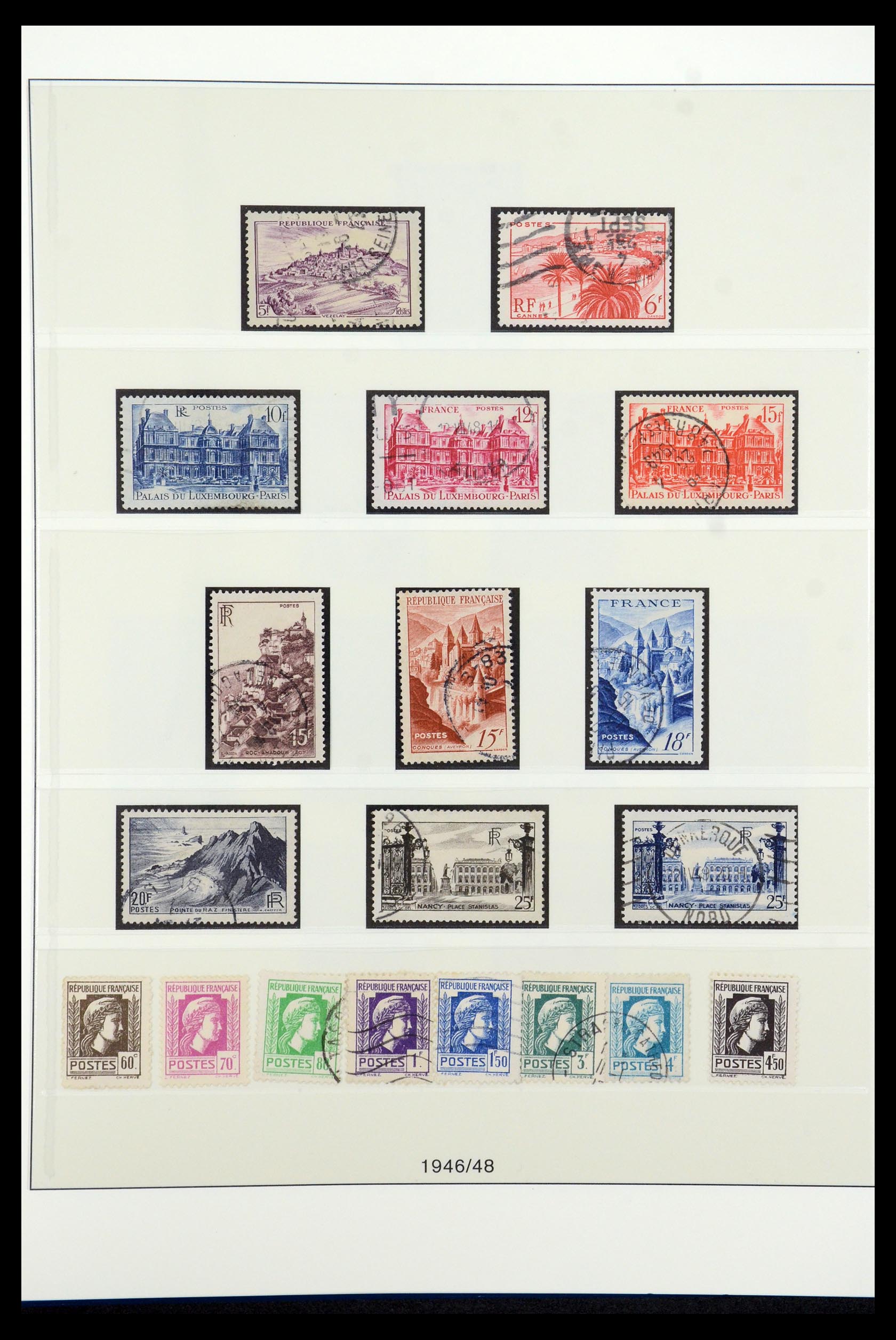35610 058 - Postzegelverzameling 35610 Frankrijk 1849-1980.