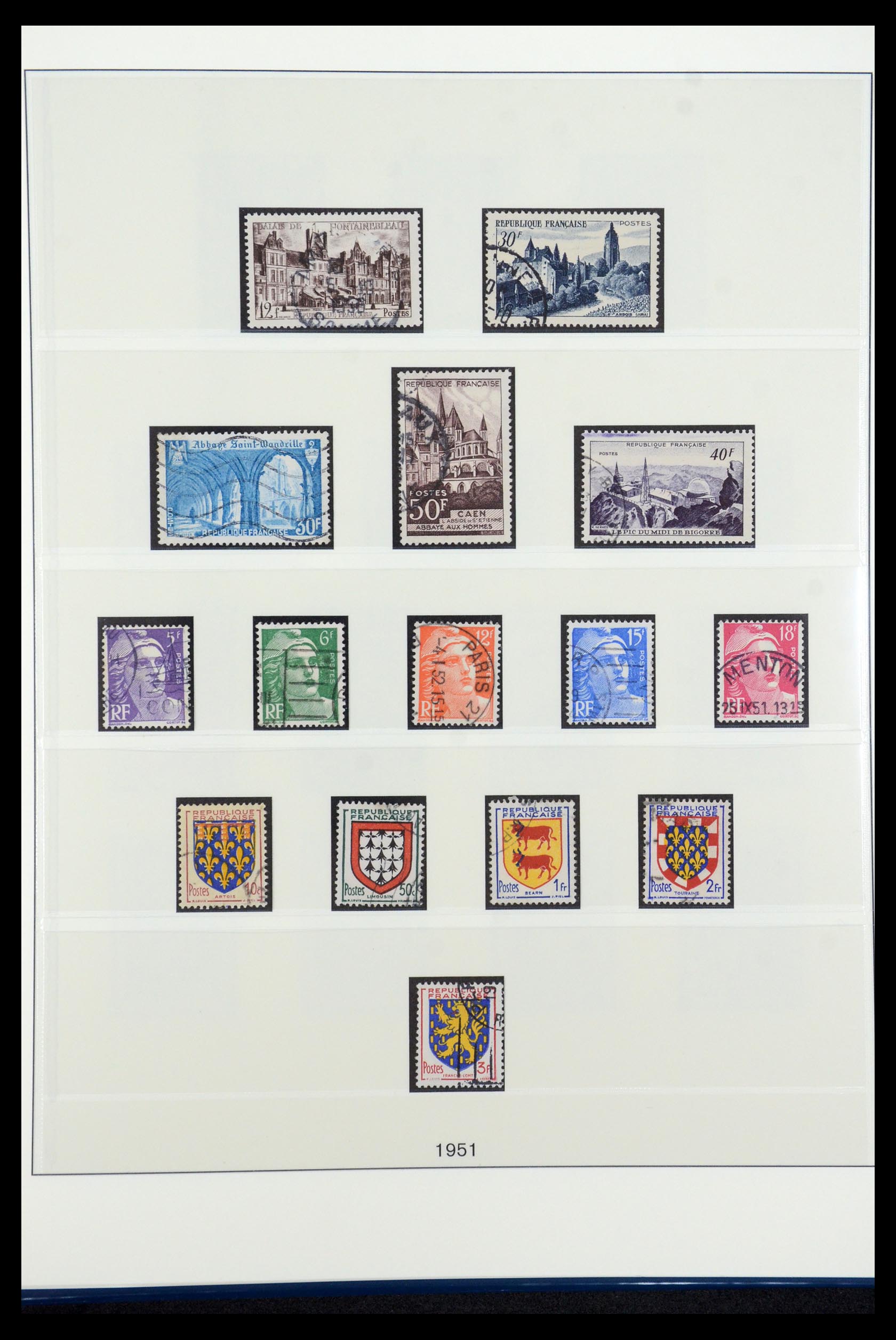 35610 069 - Stamp Collection 35610 France 1849-1980.