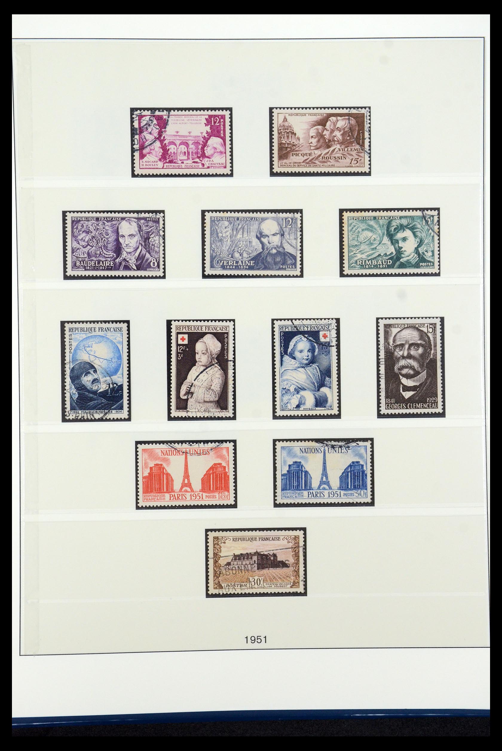 35610 071 - Stamp Collection 35610 France 1849-1980.