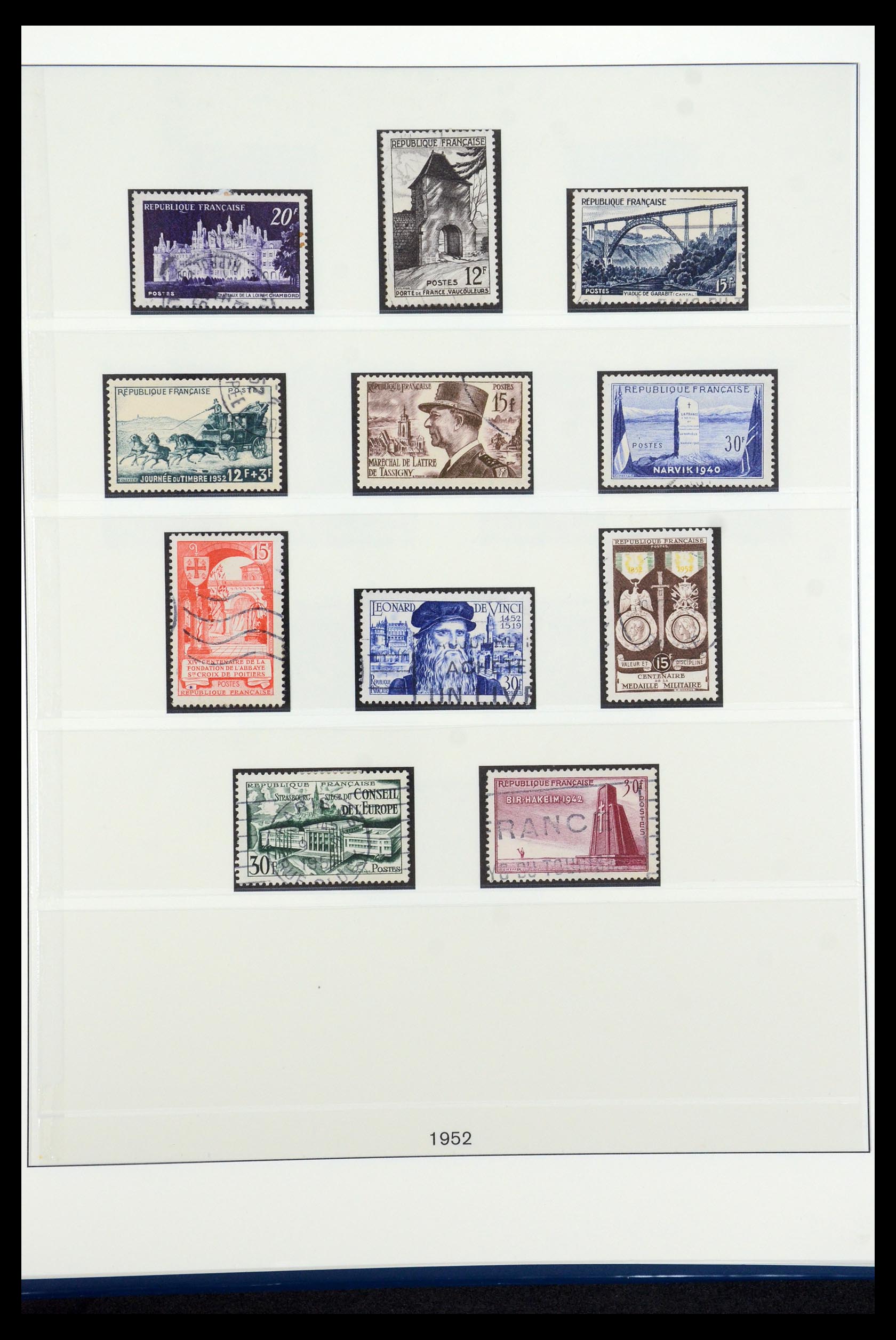 35610 072 - Stamp Collection 35610 France 1849-1980.
