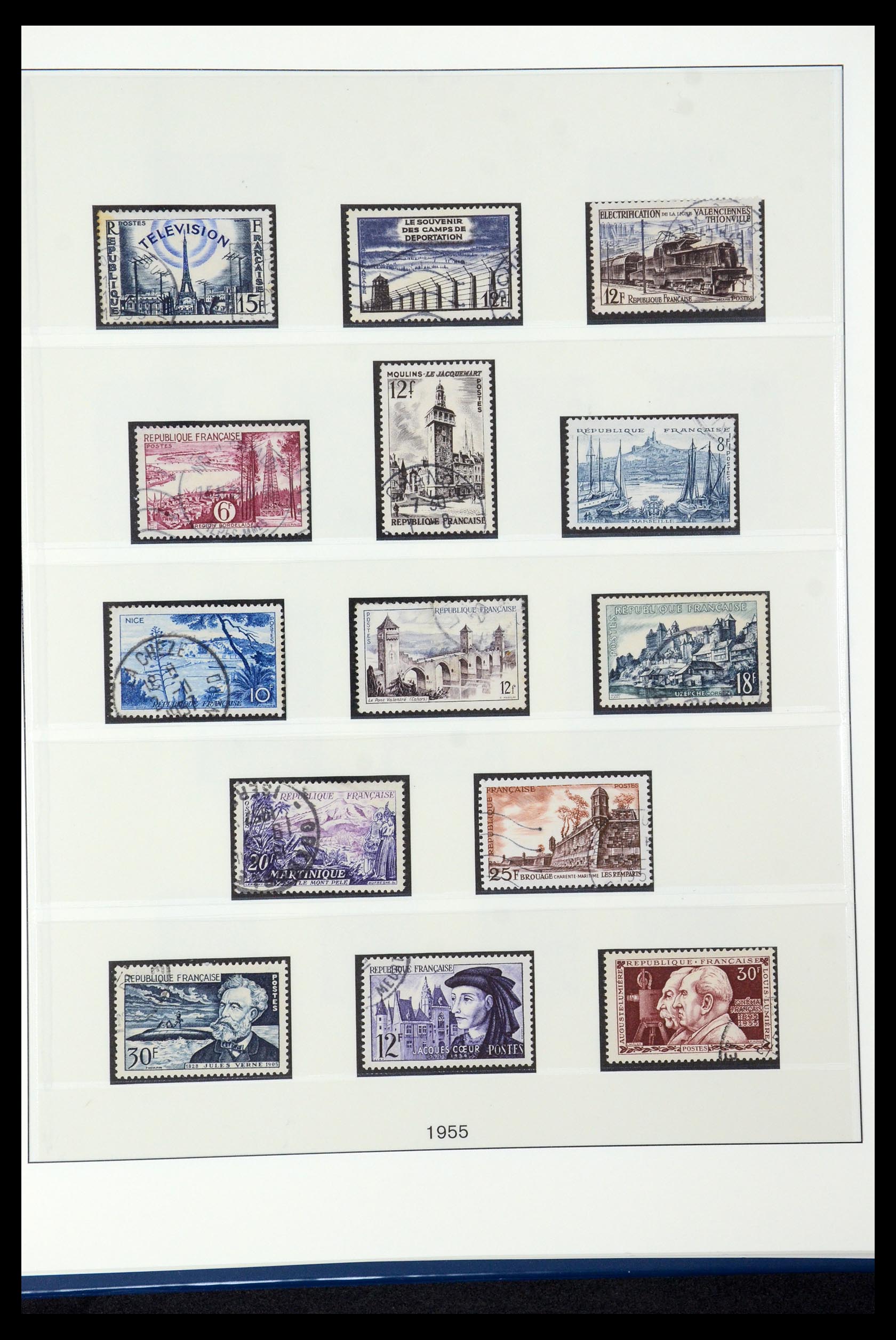 35610 080 - Stamp Collection 35610 France 1849-1980.