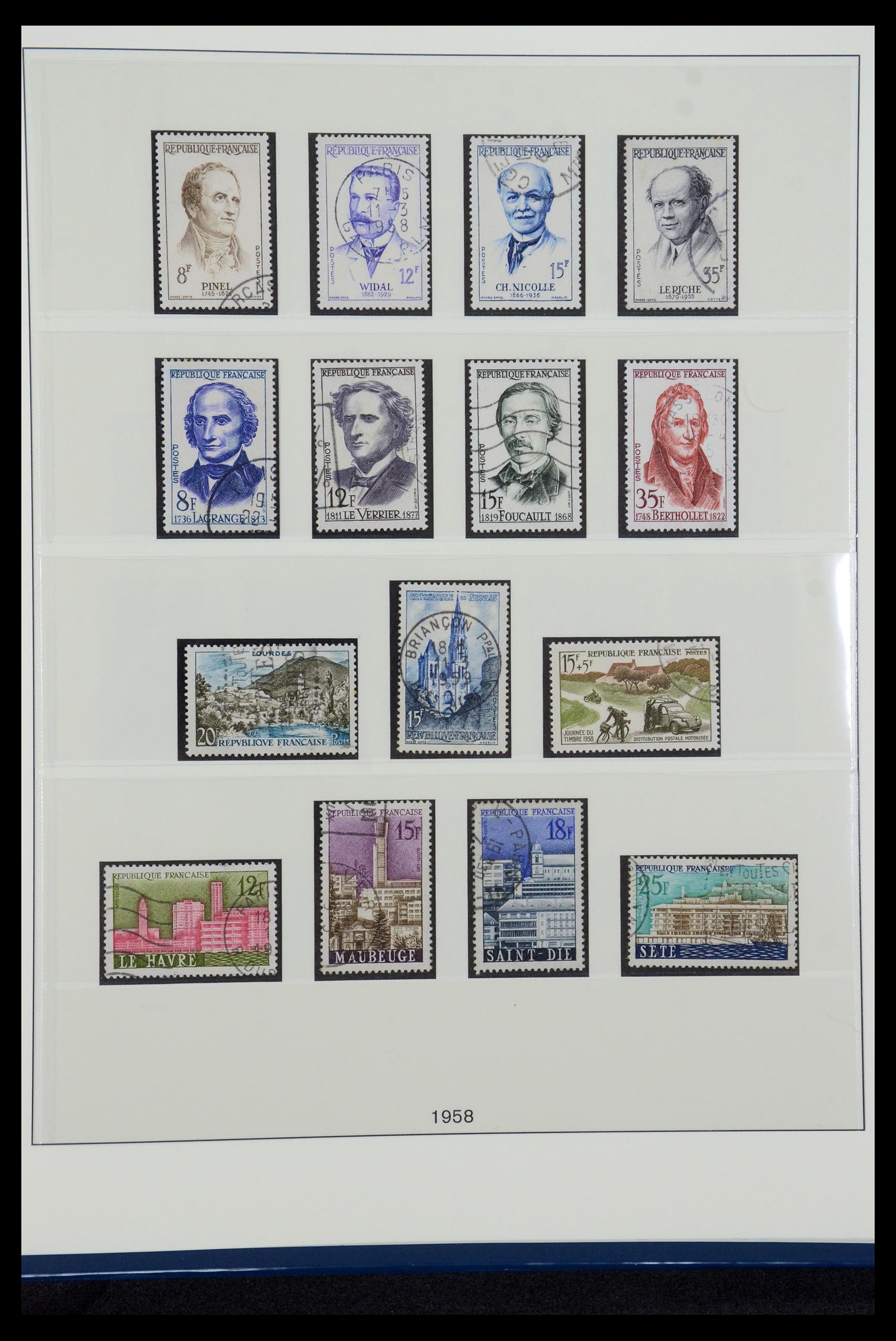 35610 089 - Stamp Collection 35610 France 1849-1980.