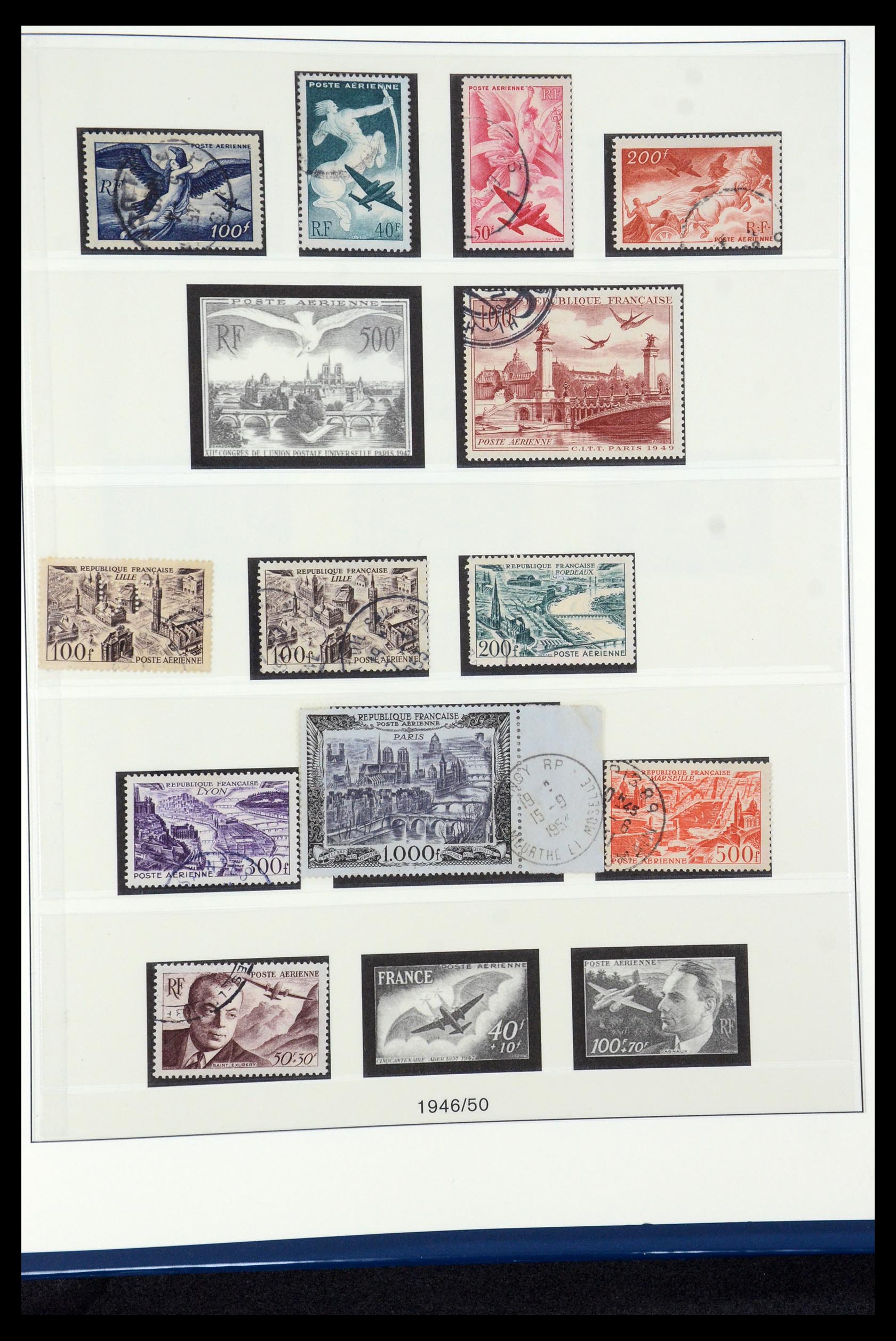 35610 095 - Stamp Collection 35610 France 1849-1980.