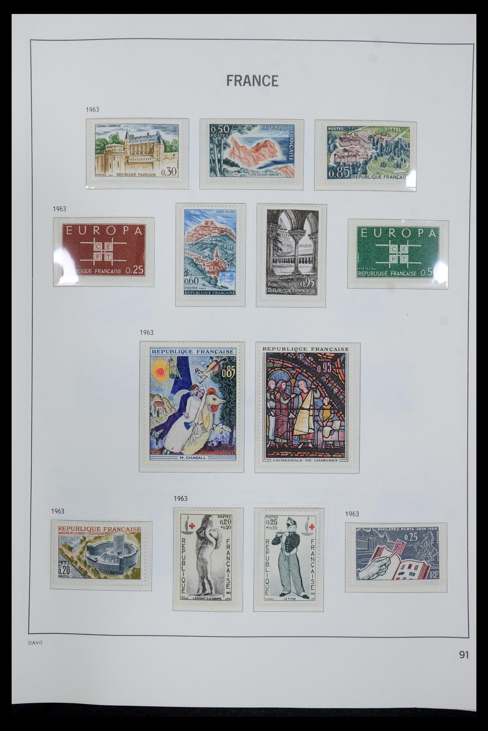 35610 109 - Stamp Collection 35610 France 1849-1980.