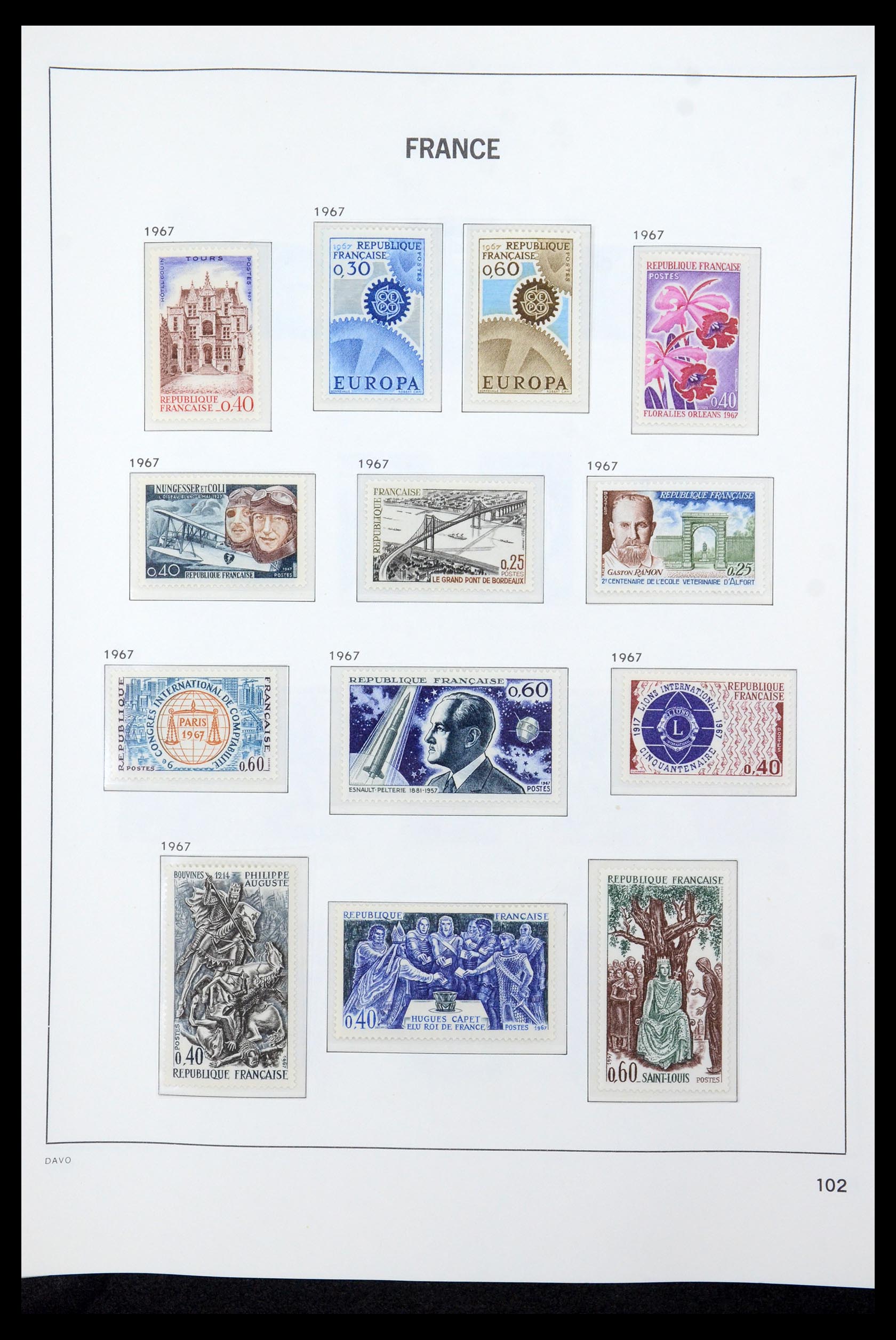 35610 120 - Stamp Collection 35610 France 1849-1980.