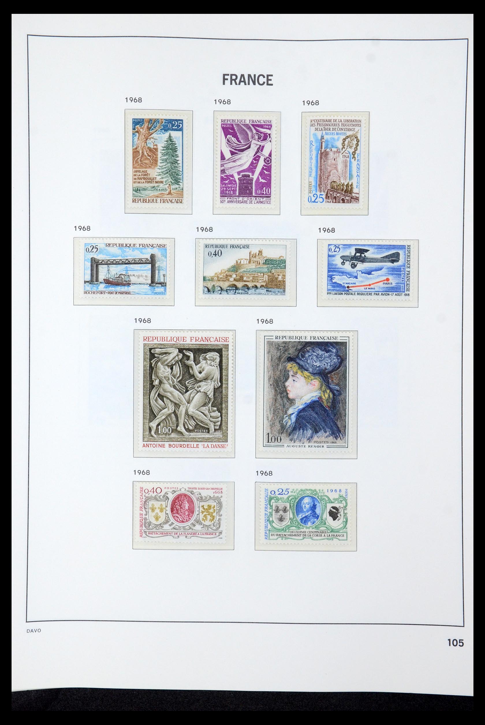 35610 123 - Stamp Collection 35610 France 1849-1980.