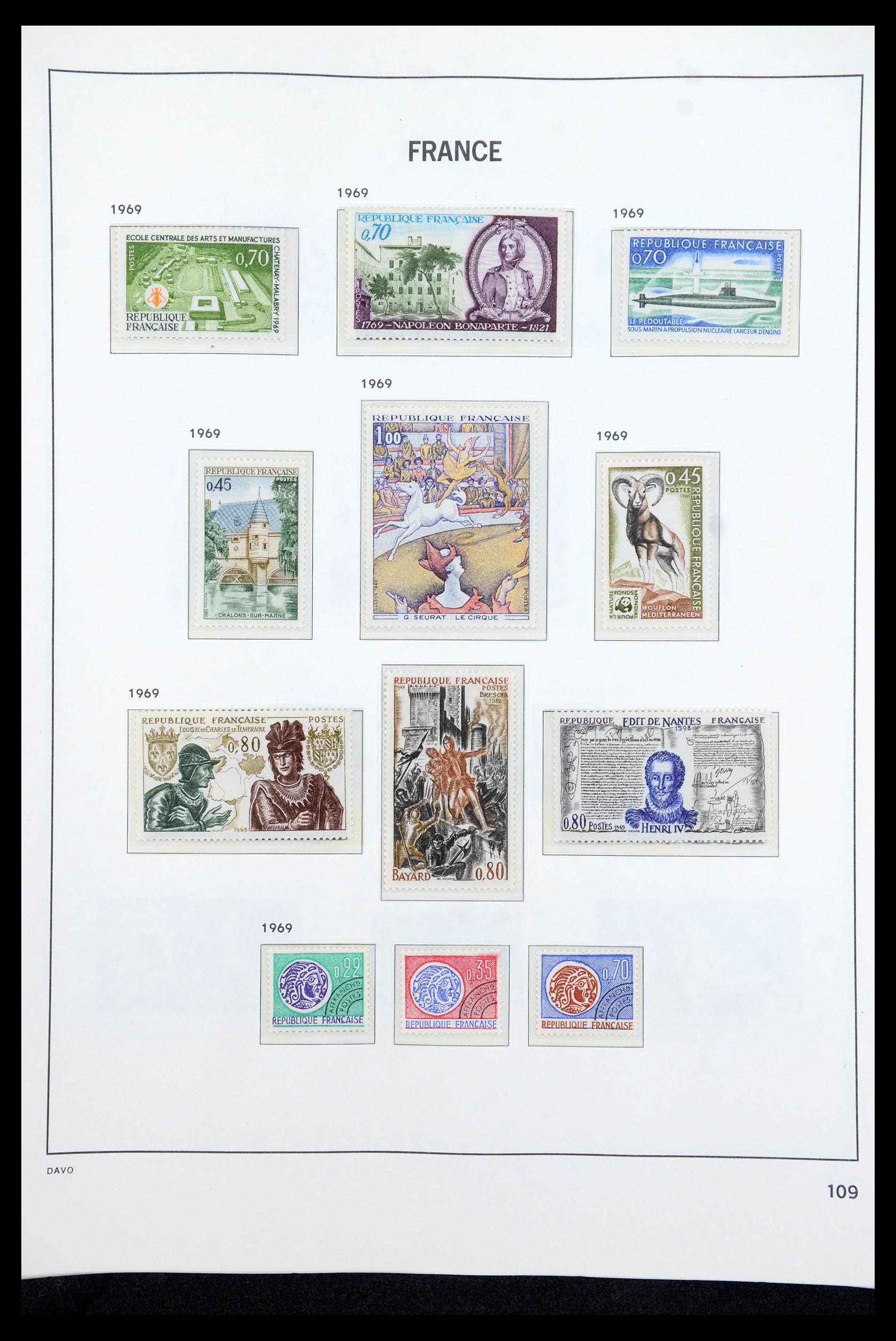 35610 127 - Stamp Collection 35610 France 1849-1980.