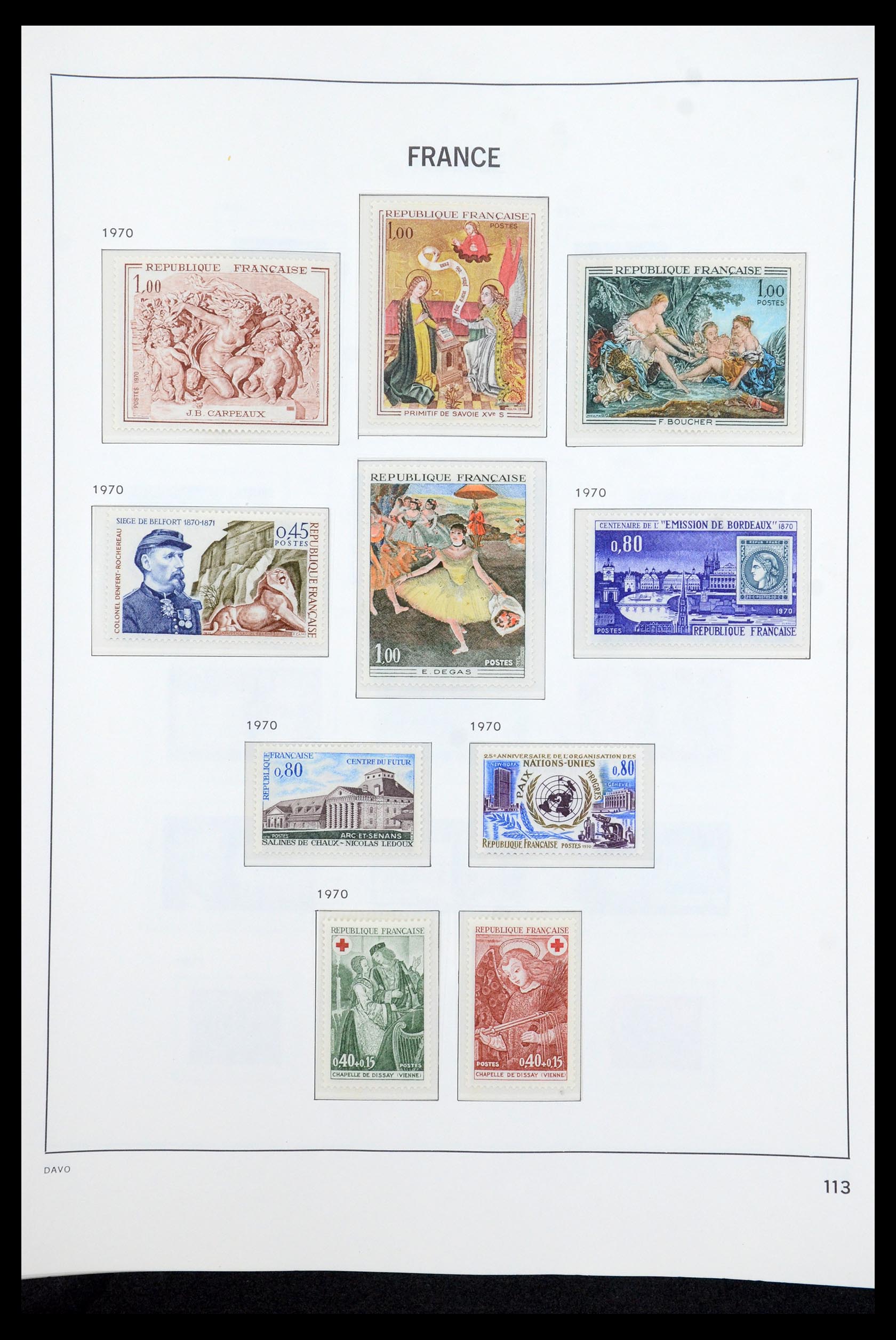 35610 131 - Stamp Collection 35610 France 1849-1980.