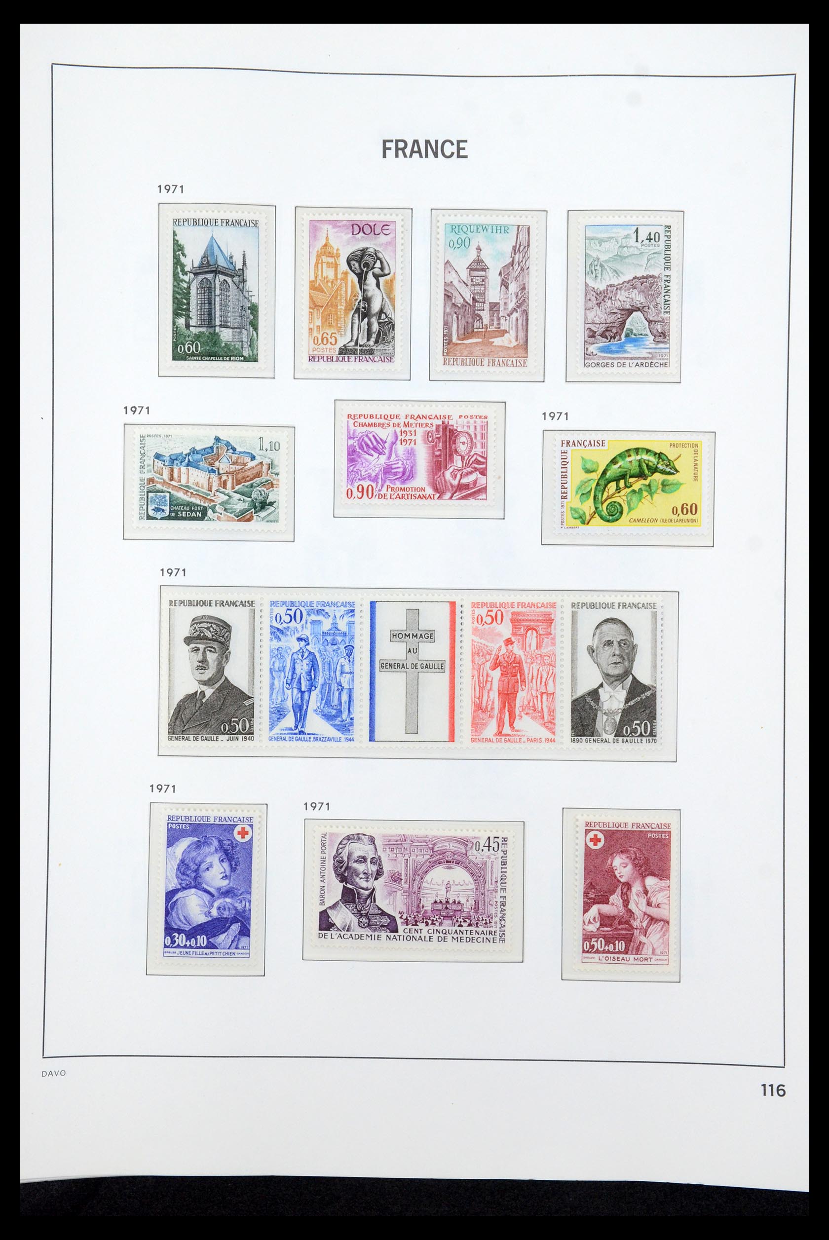 35610 134 - Stamp Collection 35610 France 1849-1980.