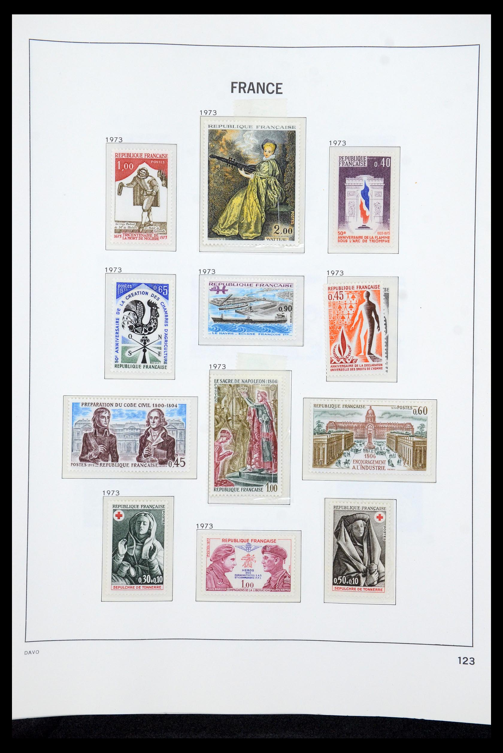 35610 141 - Postzegelverzameling 35610 Frankrijk 1849-1980.
