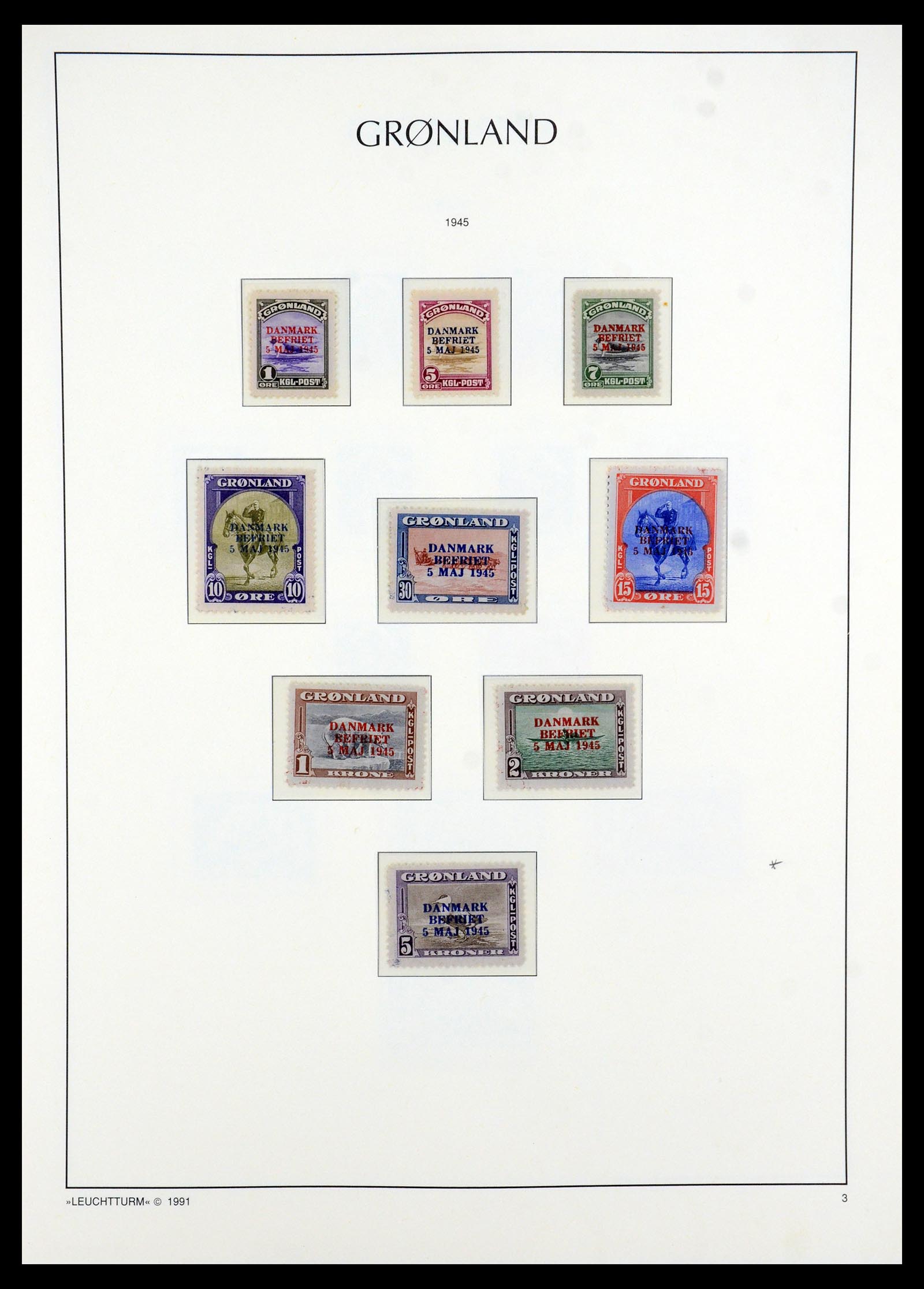 35611 003 - Postzegelverzameling 35611 Groenland 1938-2003.