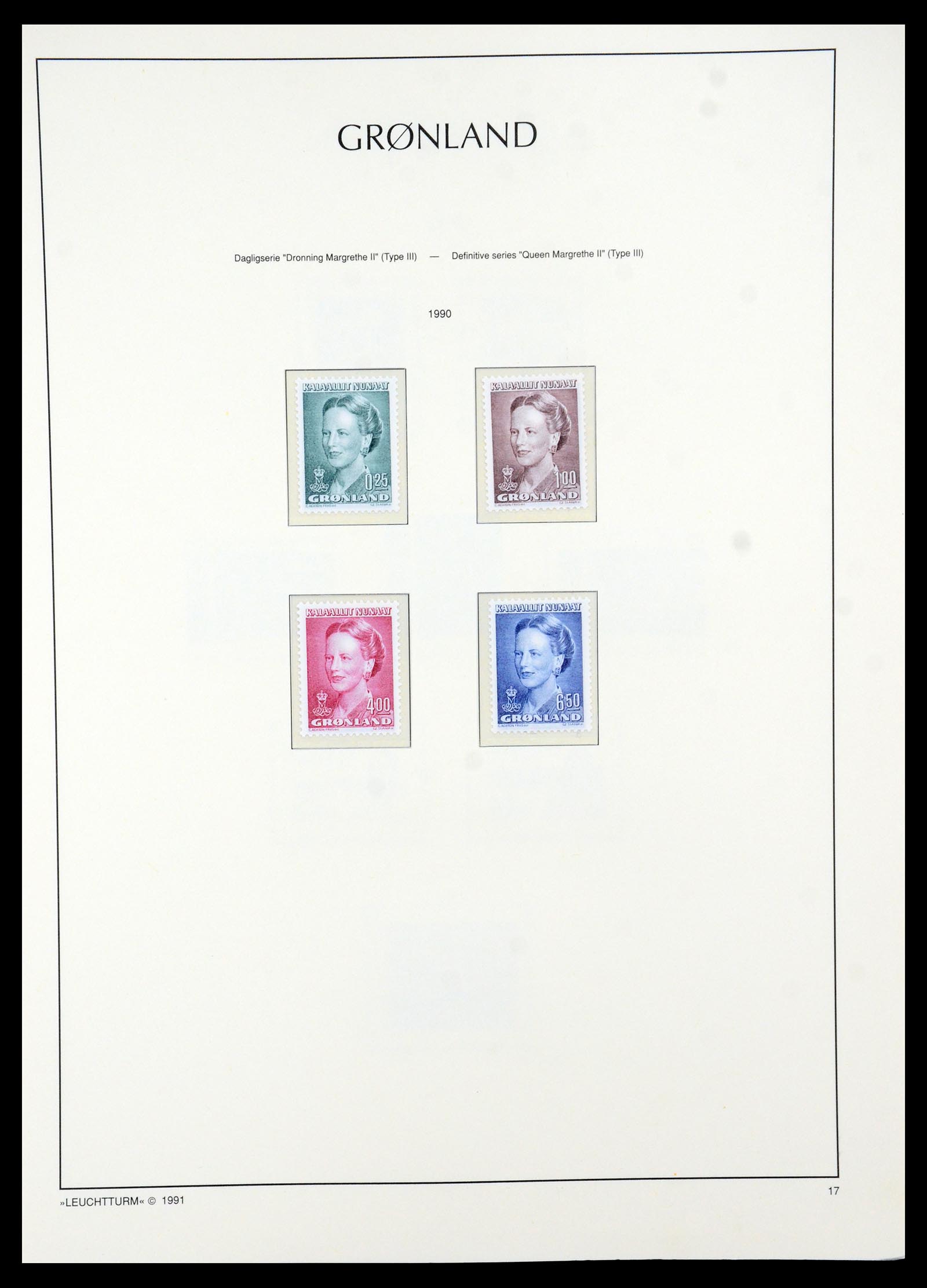 35611 017 - Postzegelverzameling 35611 Groenland 1938-2003.