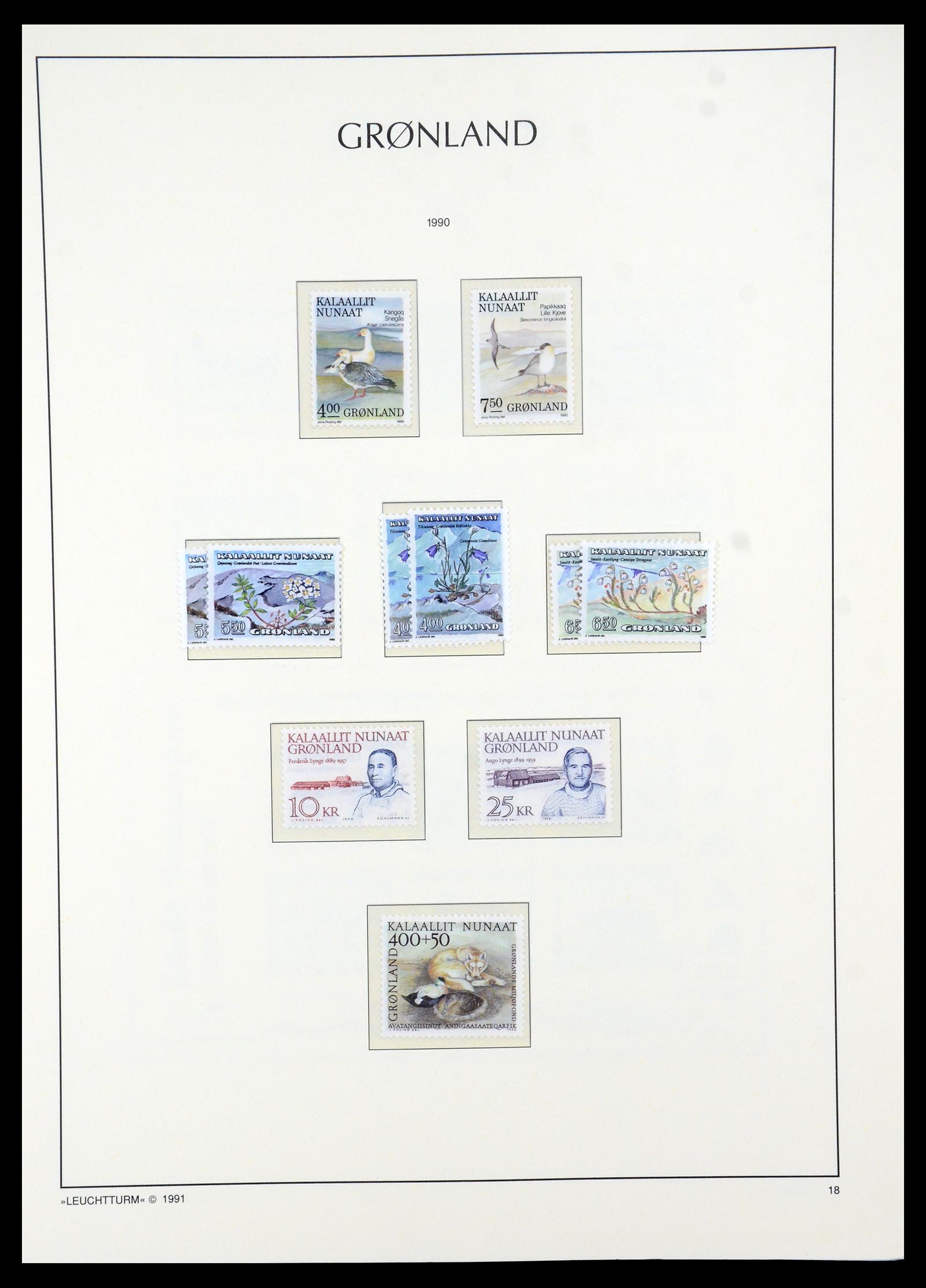 35611 018 - Postzegelverzameling 35611 Groenland 1938-2003.