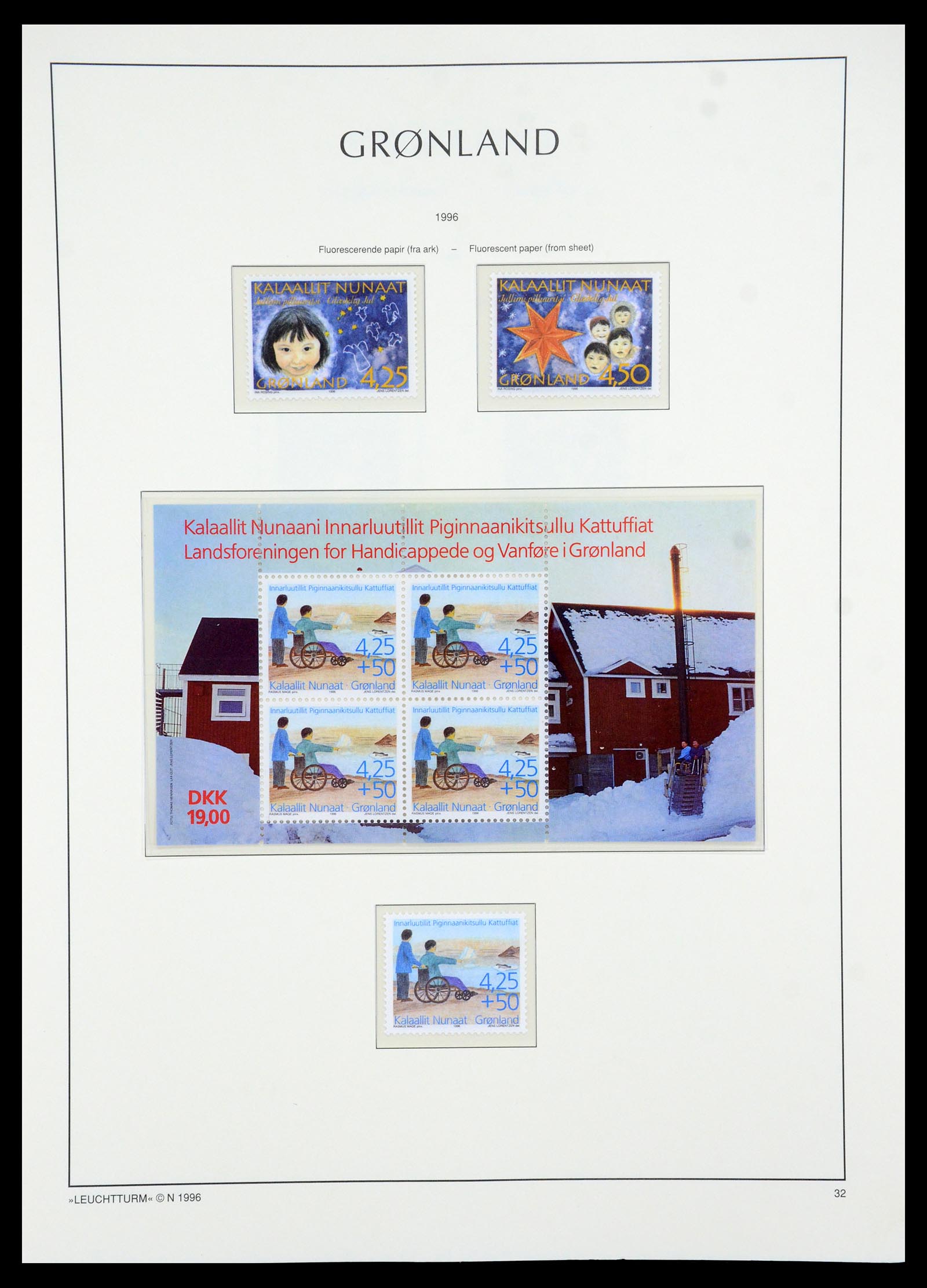 35611 033 - Postzegelverzameling 35611 Groenland 1938-2003.
