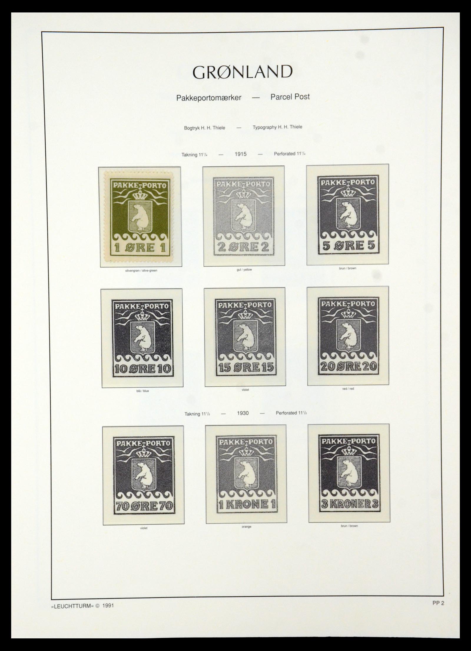 35611 034 - Postzegelverzameling 35611 Groenland 1938-2003.