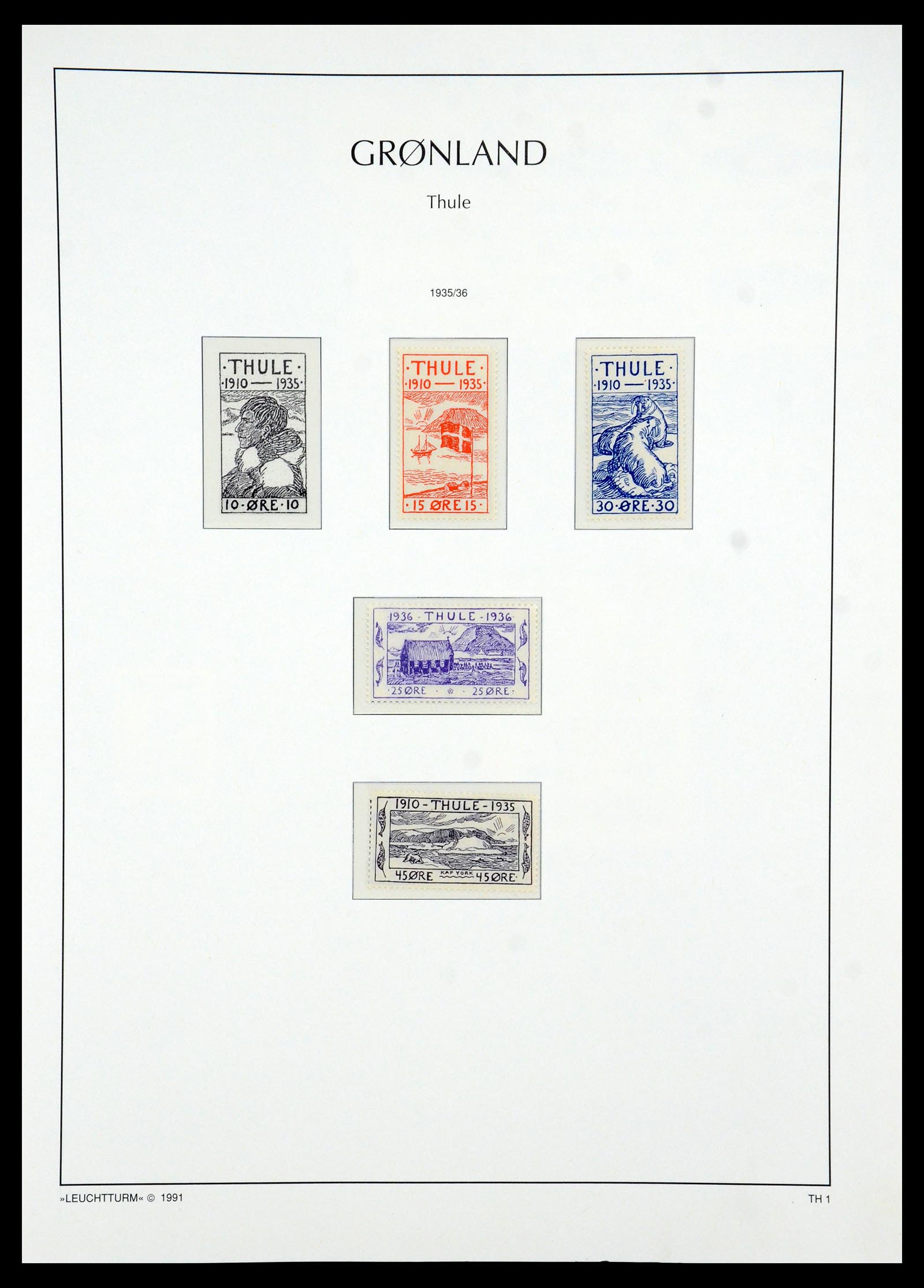 35611 035 - Postzegelverzameling 35611 Groenland 1938-2003.