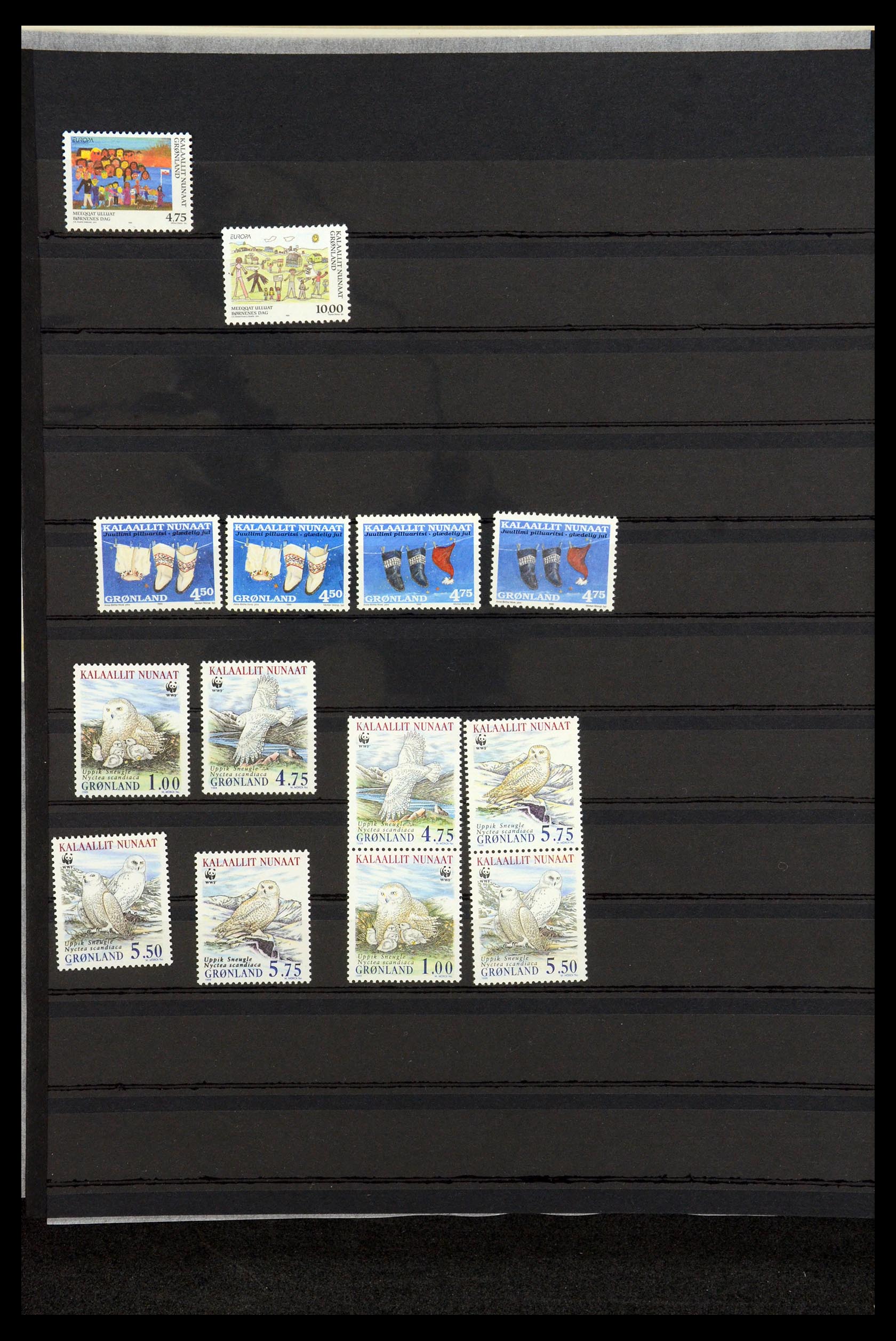 35611 037 - Postzegelverzameling 35611 Groenland 1938-2003.