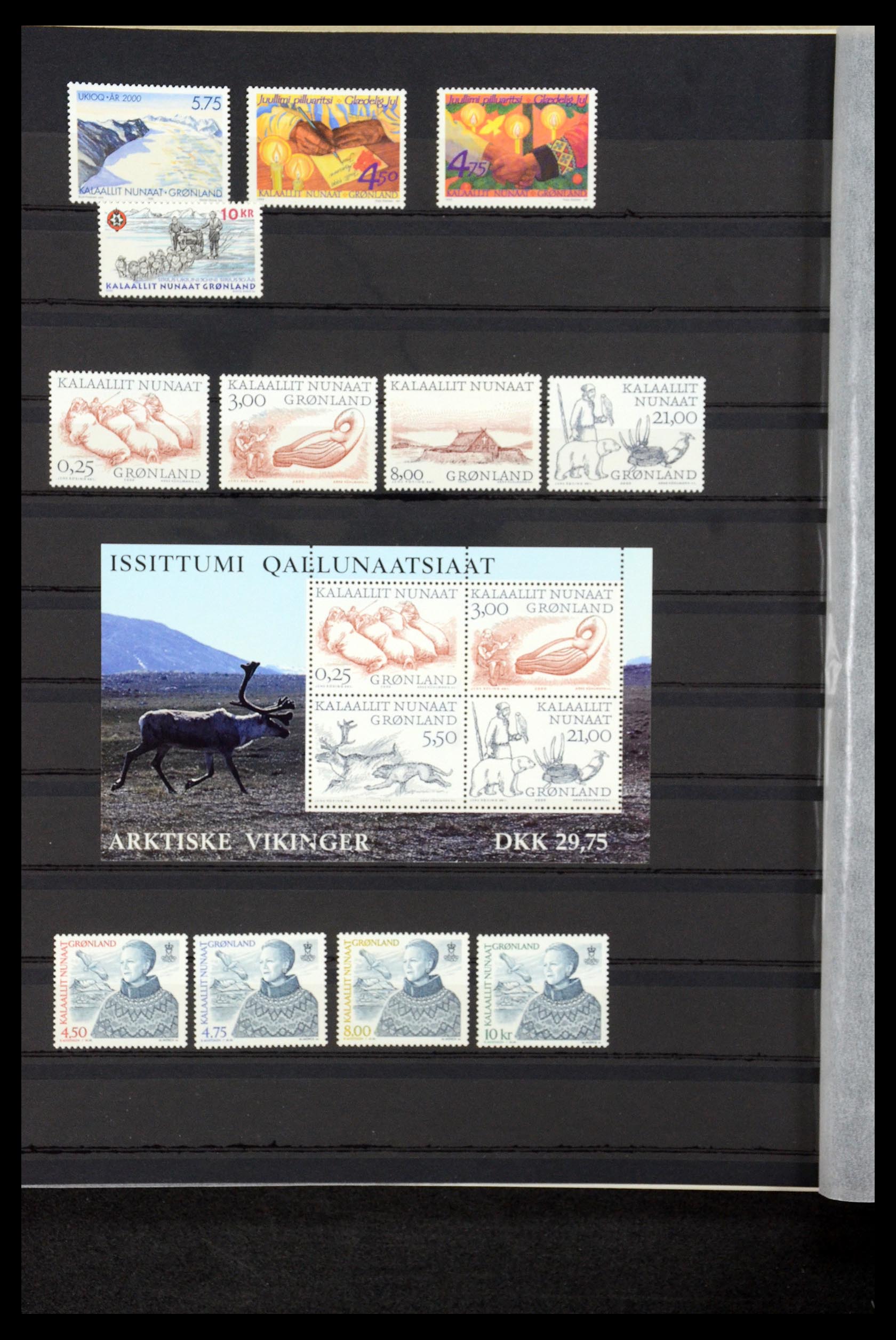 35611 039 - Postzegelverzameling 35611 Groenland 1938-2003.