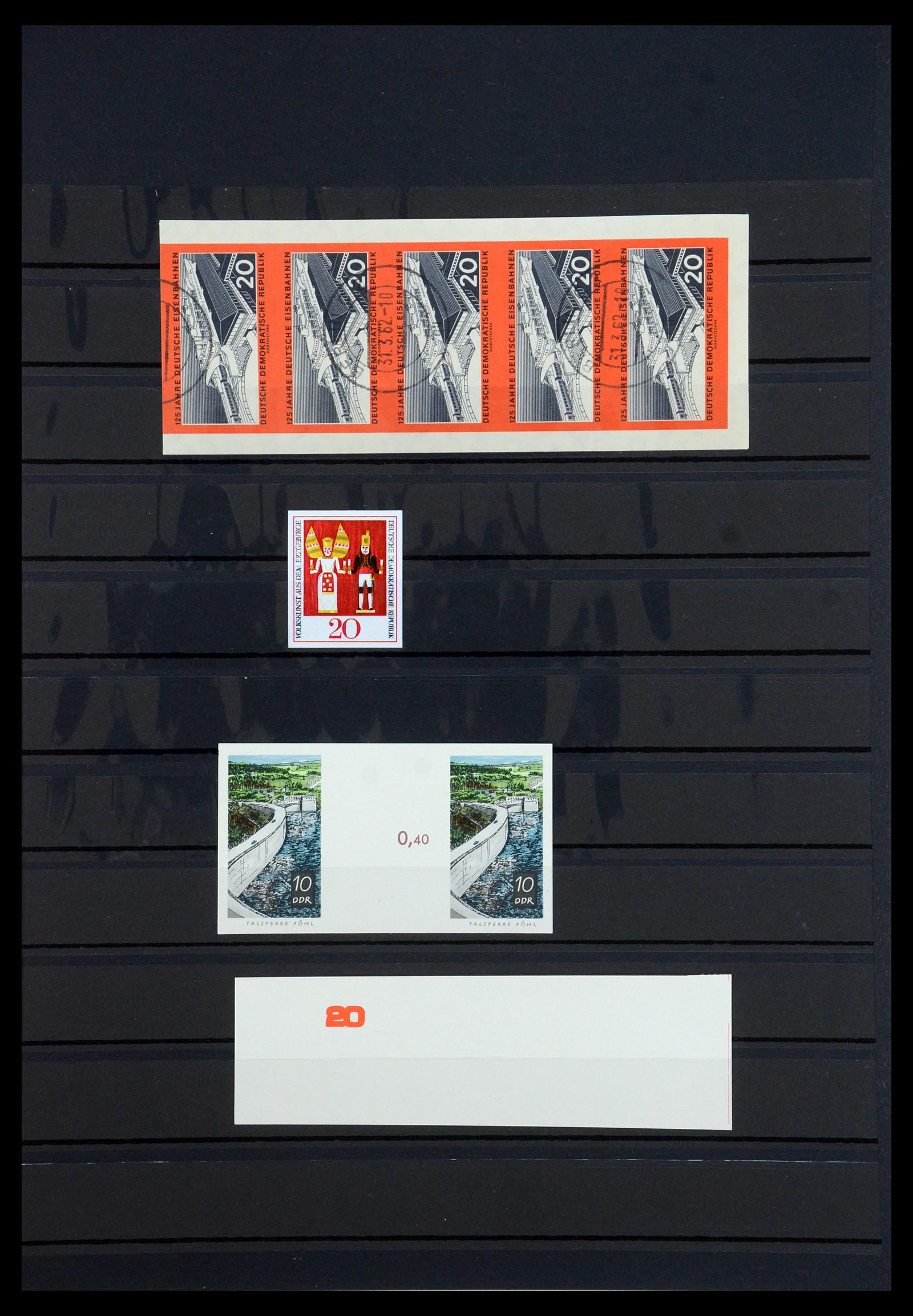 35622 001 - Postzegelverzameling 35622 DDR misdrukken.