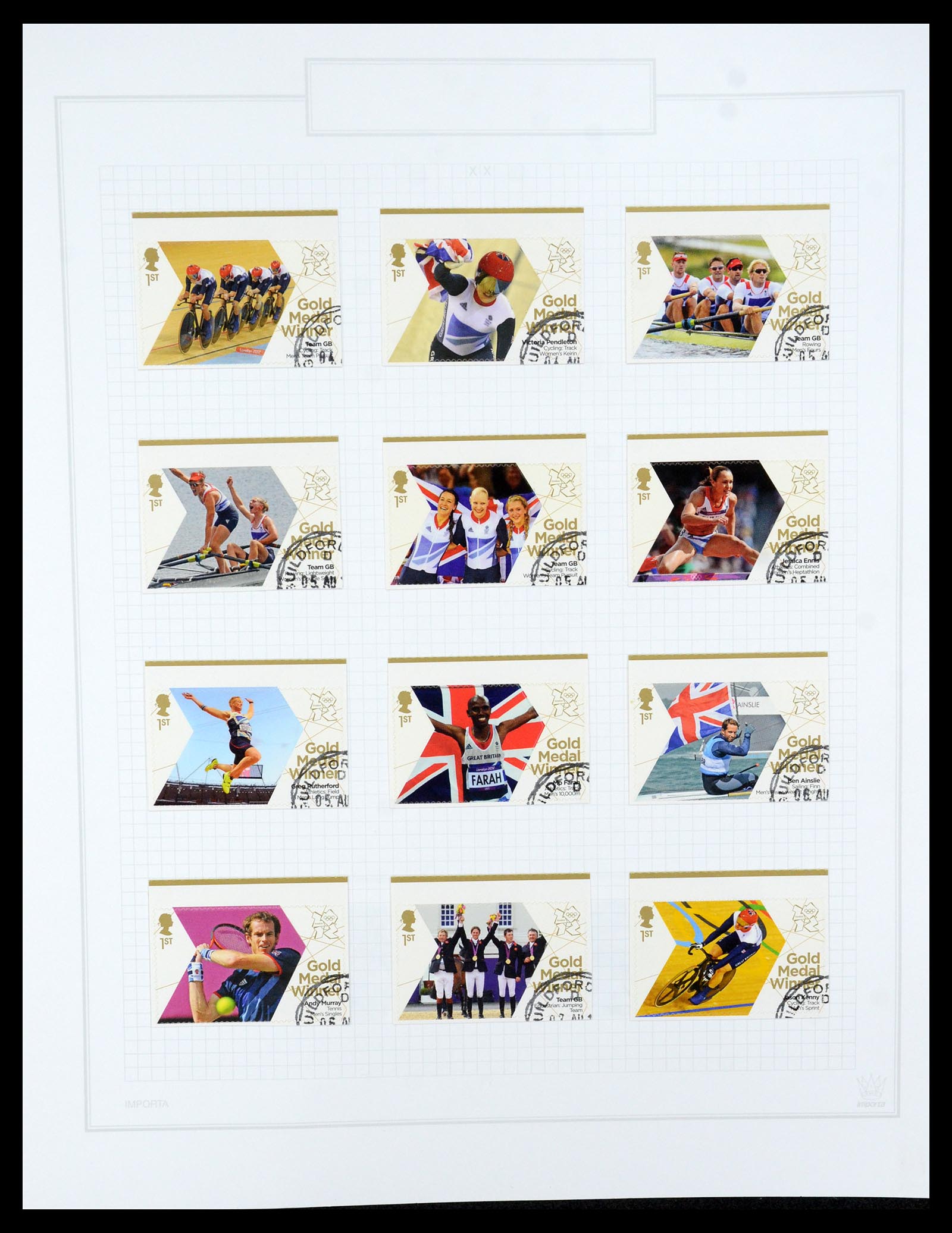 35631 032 - Stamp Collection 35631 Great Britain 1971-2009.