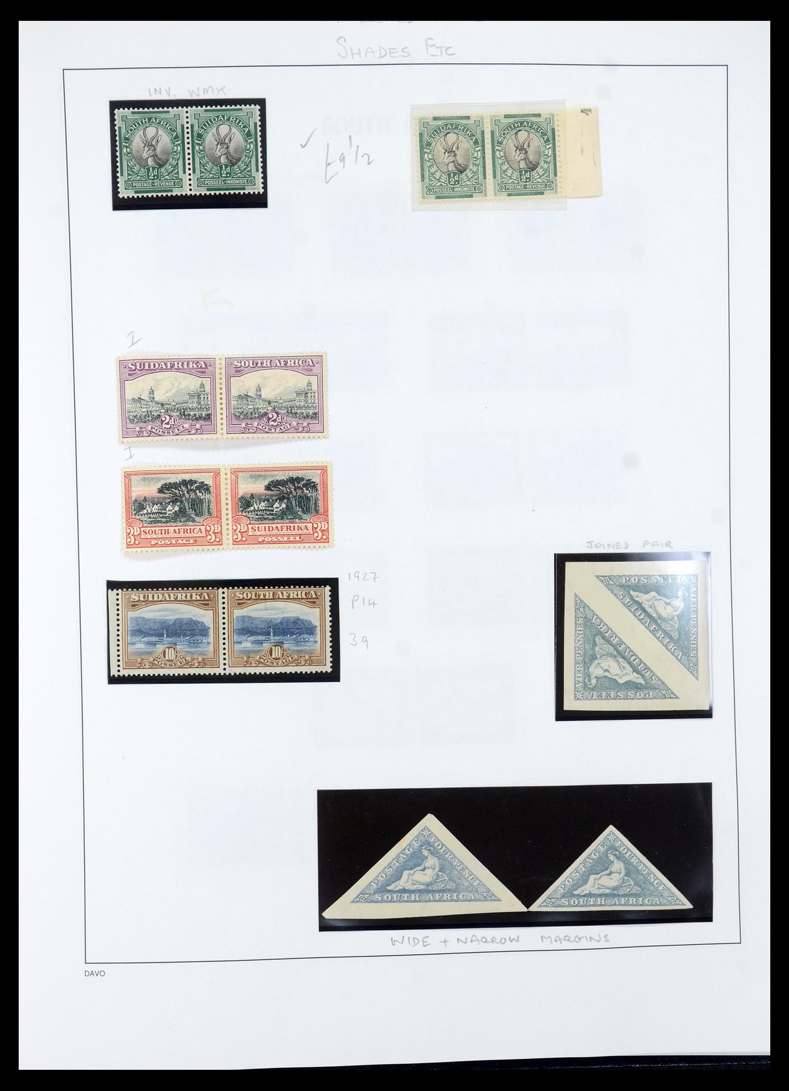 35632 004 - Postzegelverzameling 35632 Zuid Afrika 1910-1997.