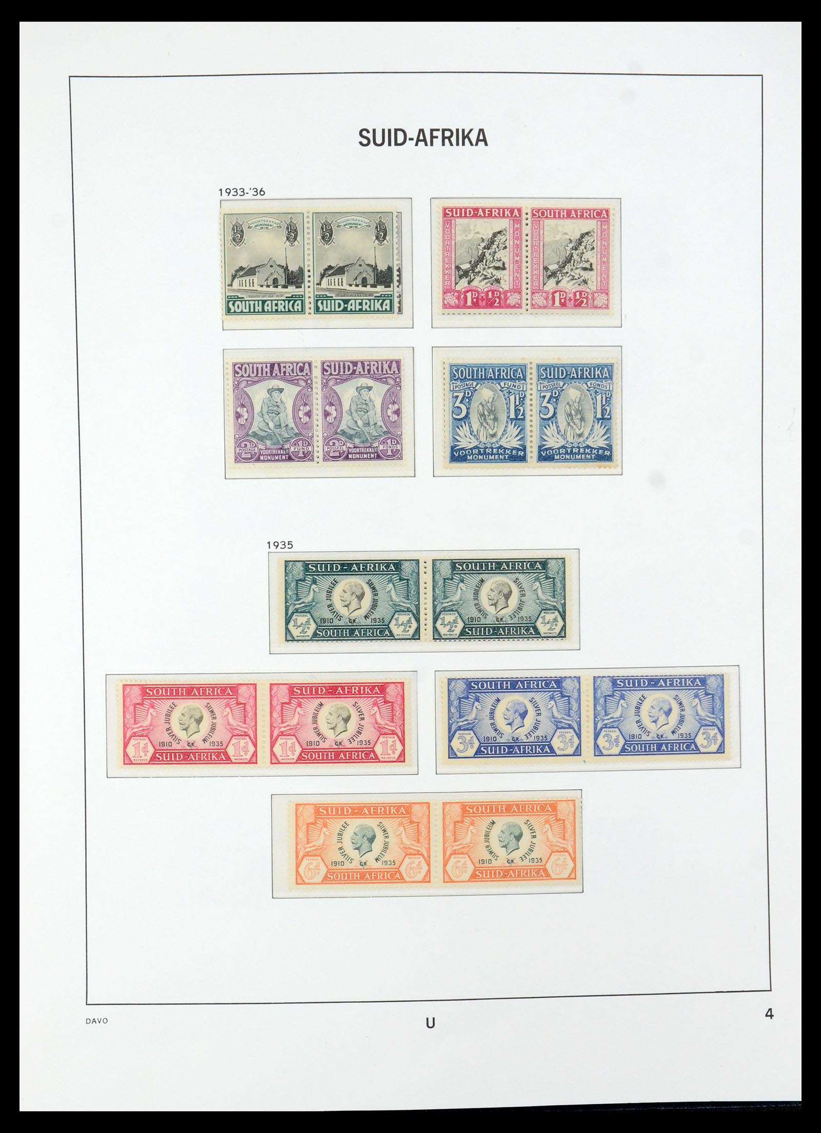 35632 007 - Stamp Collection 35632 South Africa 1910-1997.