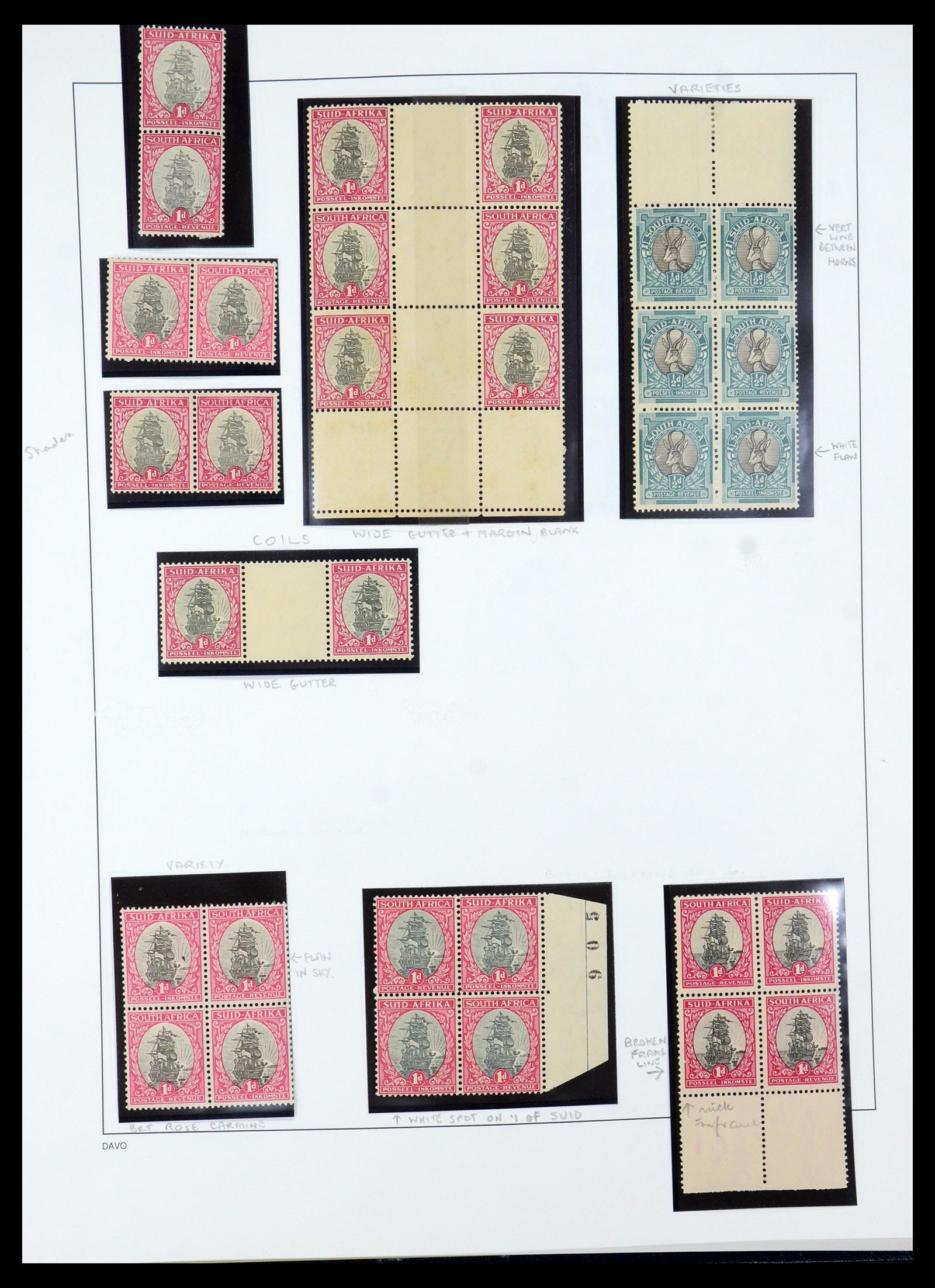 35632 009 - Postzegelverzameling 35632 Zuid Afrika 1910-1997.