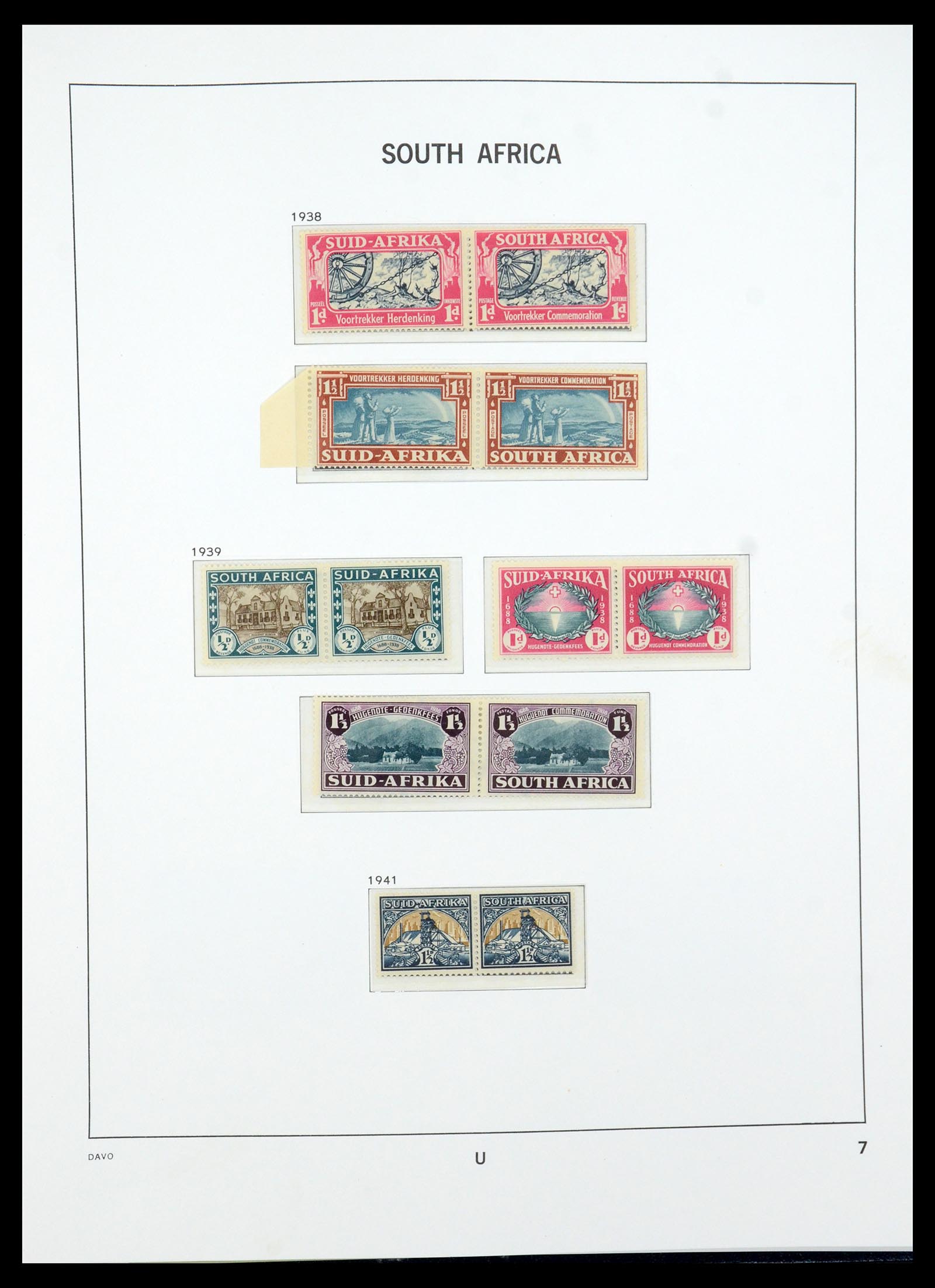 35632 011 - Postzegelverzameling 35632 Zuid Afrika 1910-1997.