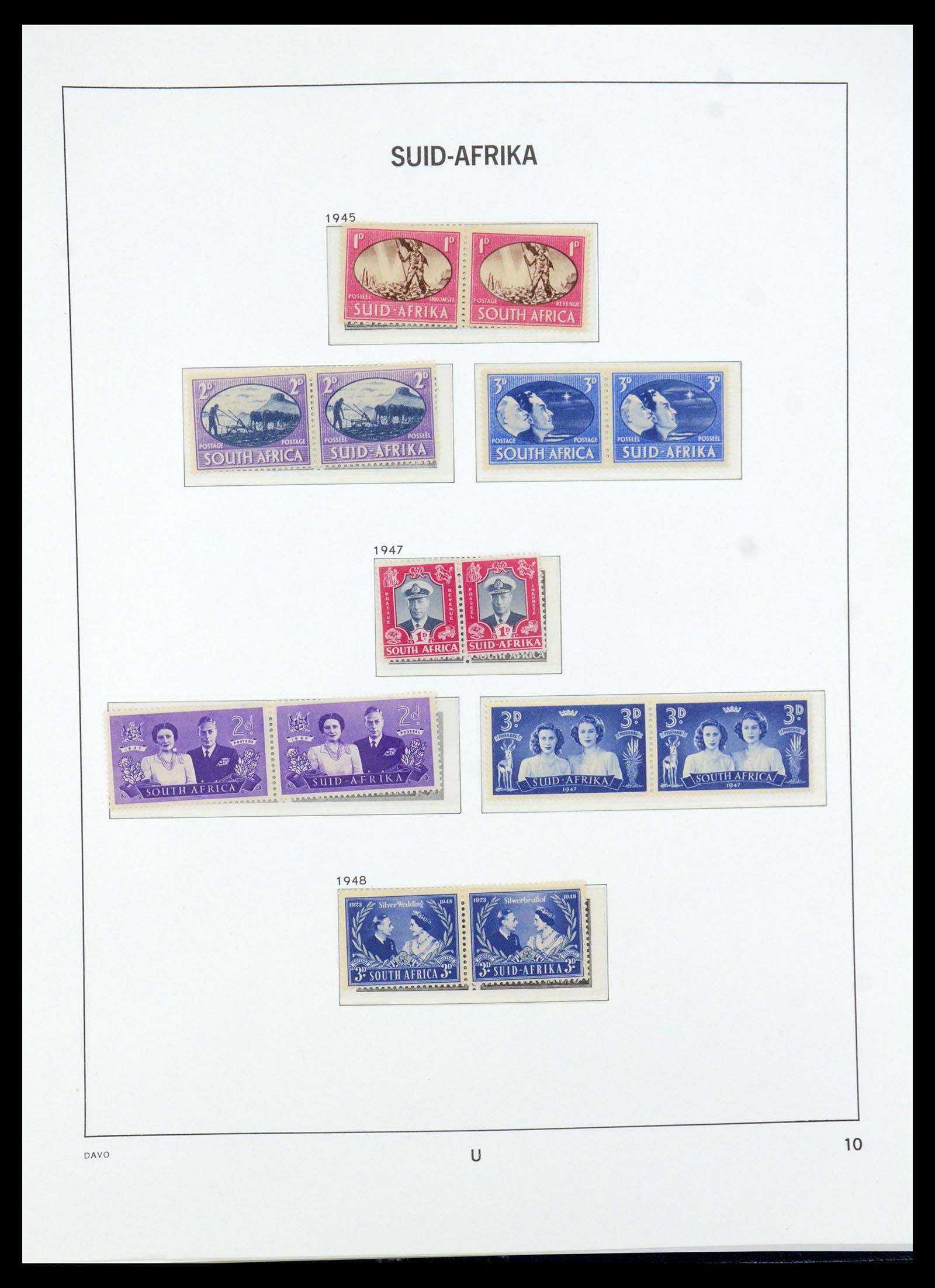 35632 015 - Postzegelverzameling 35632 Zuid Afrika 1910-1997.