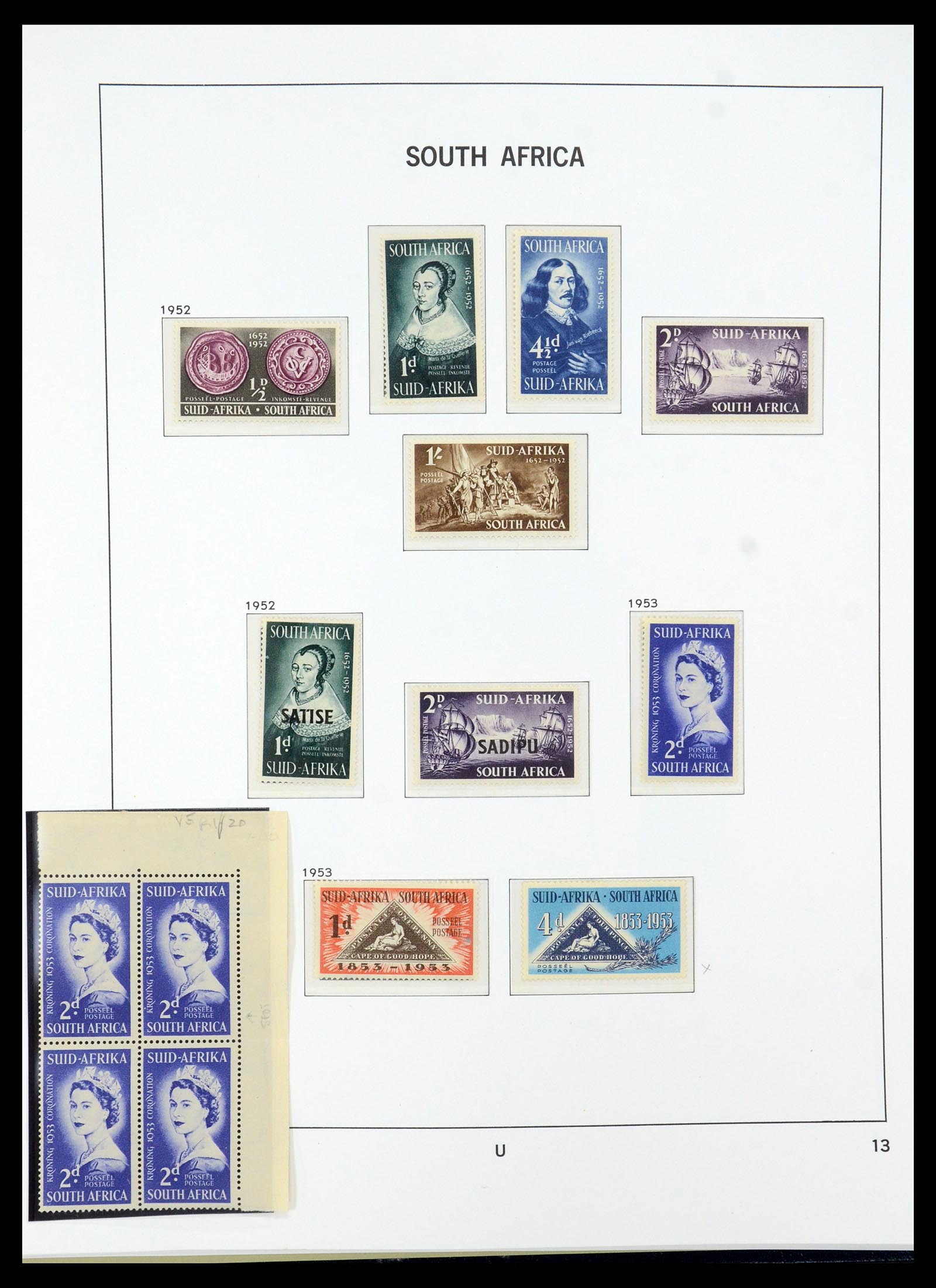 35632 021 - Postzegelverzameling 35632 Zuid Afrika 1910-1997.