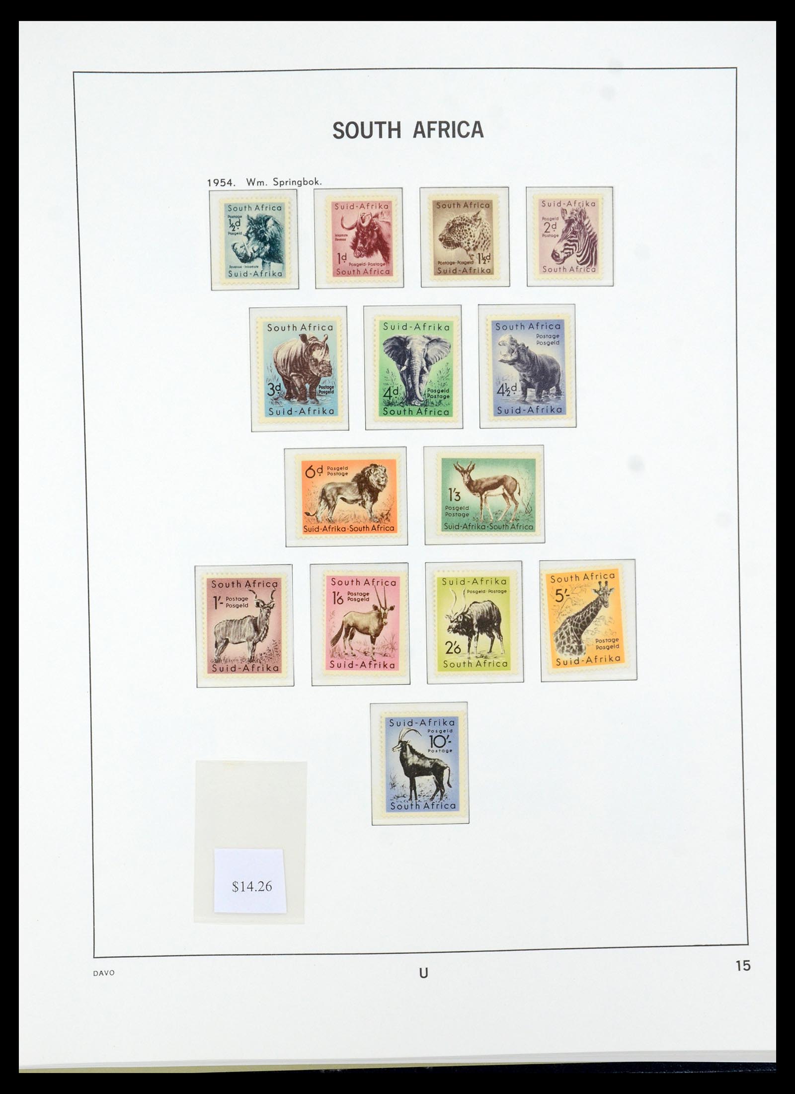 35632 023 - Postzegelverzameling 35632 Zuid Afrika 1910-1997.