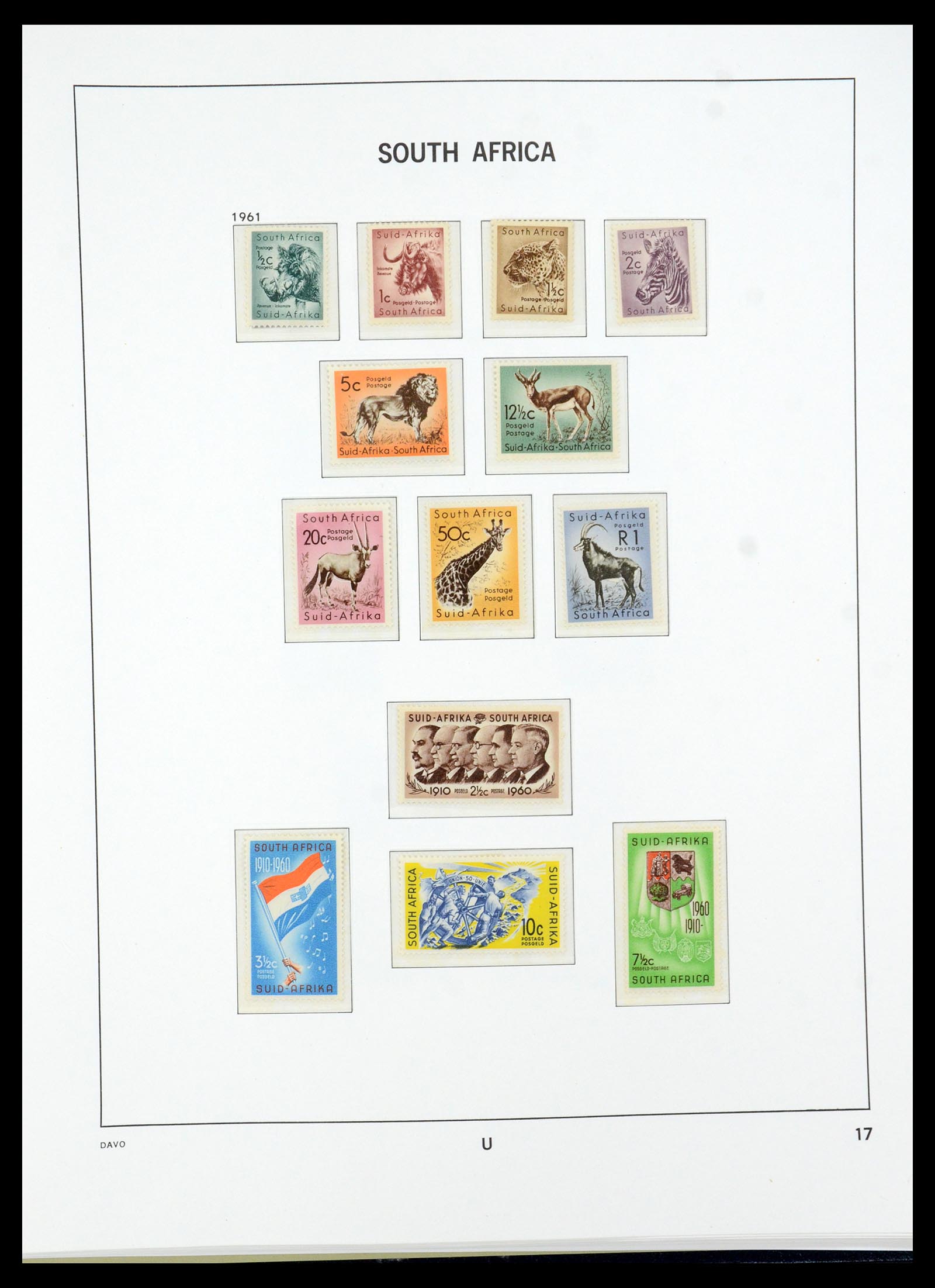 35632 025 - Postzegelverzameling 35632 Zuid Afrika 1910-1997.