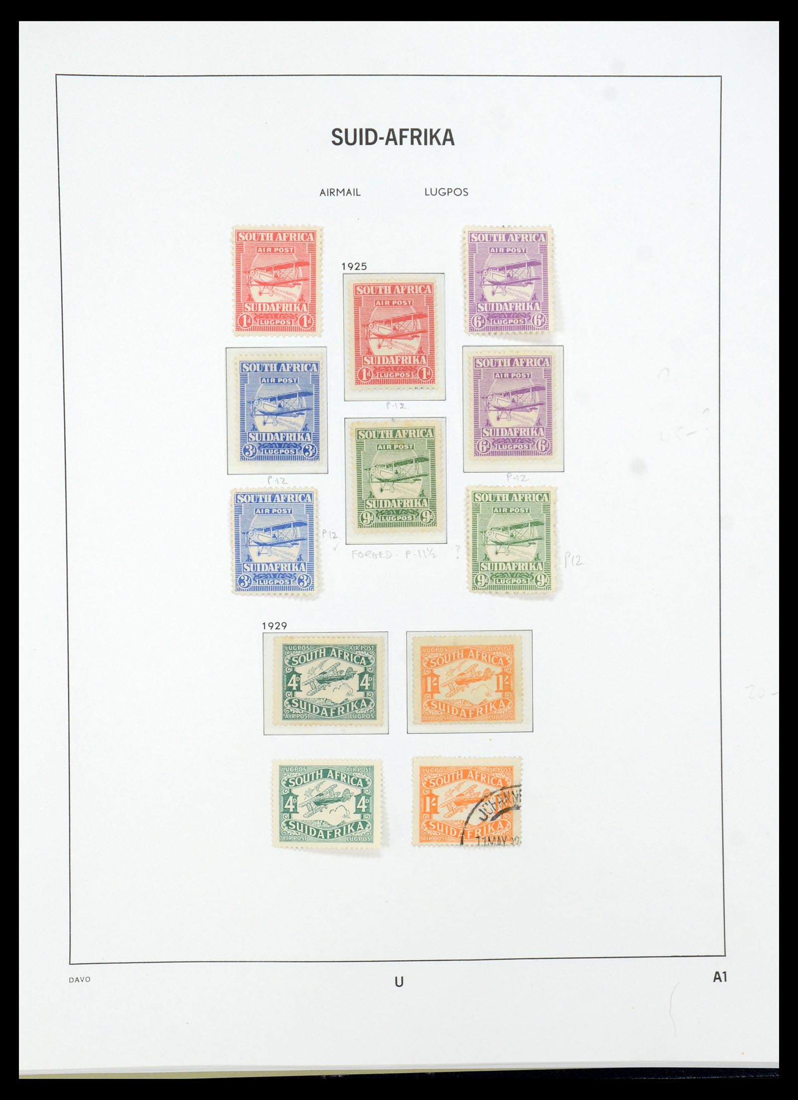 35632 026 - Postzegelverzameling 35632 Zuid Afrika 1910-1997.