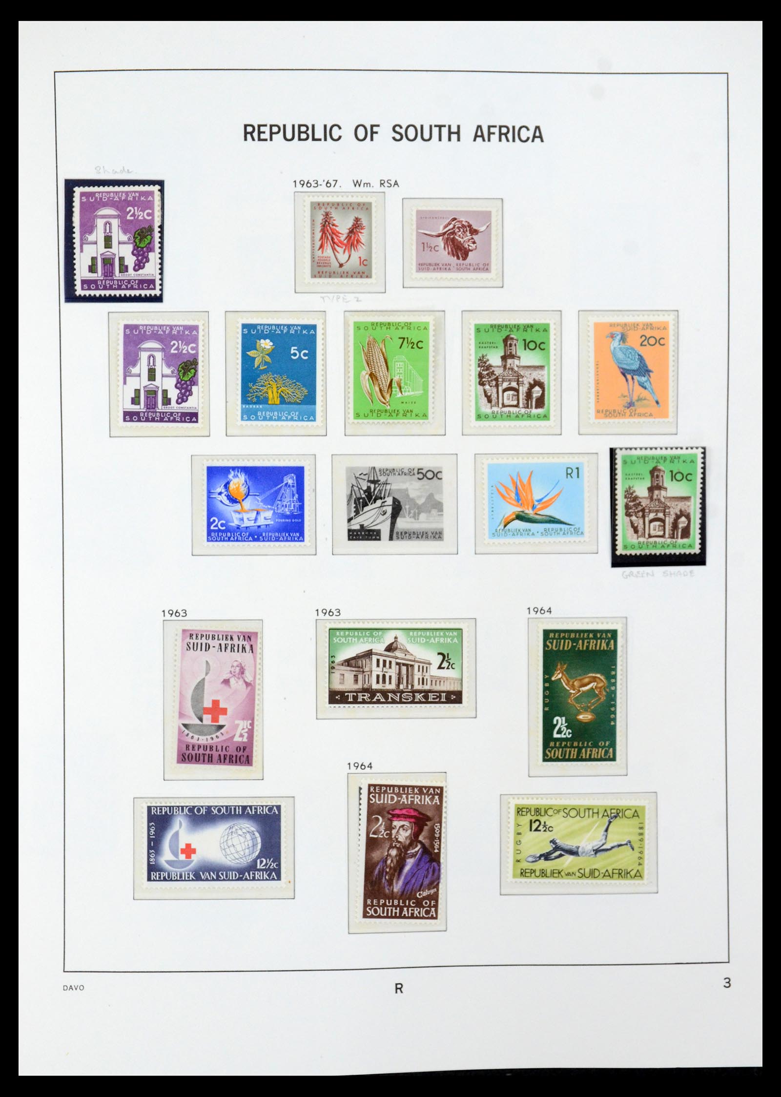 35632 039 - Postzegelverzameling 35632 Zuid Afrika 1910-1997.