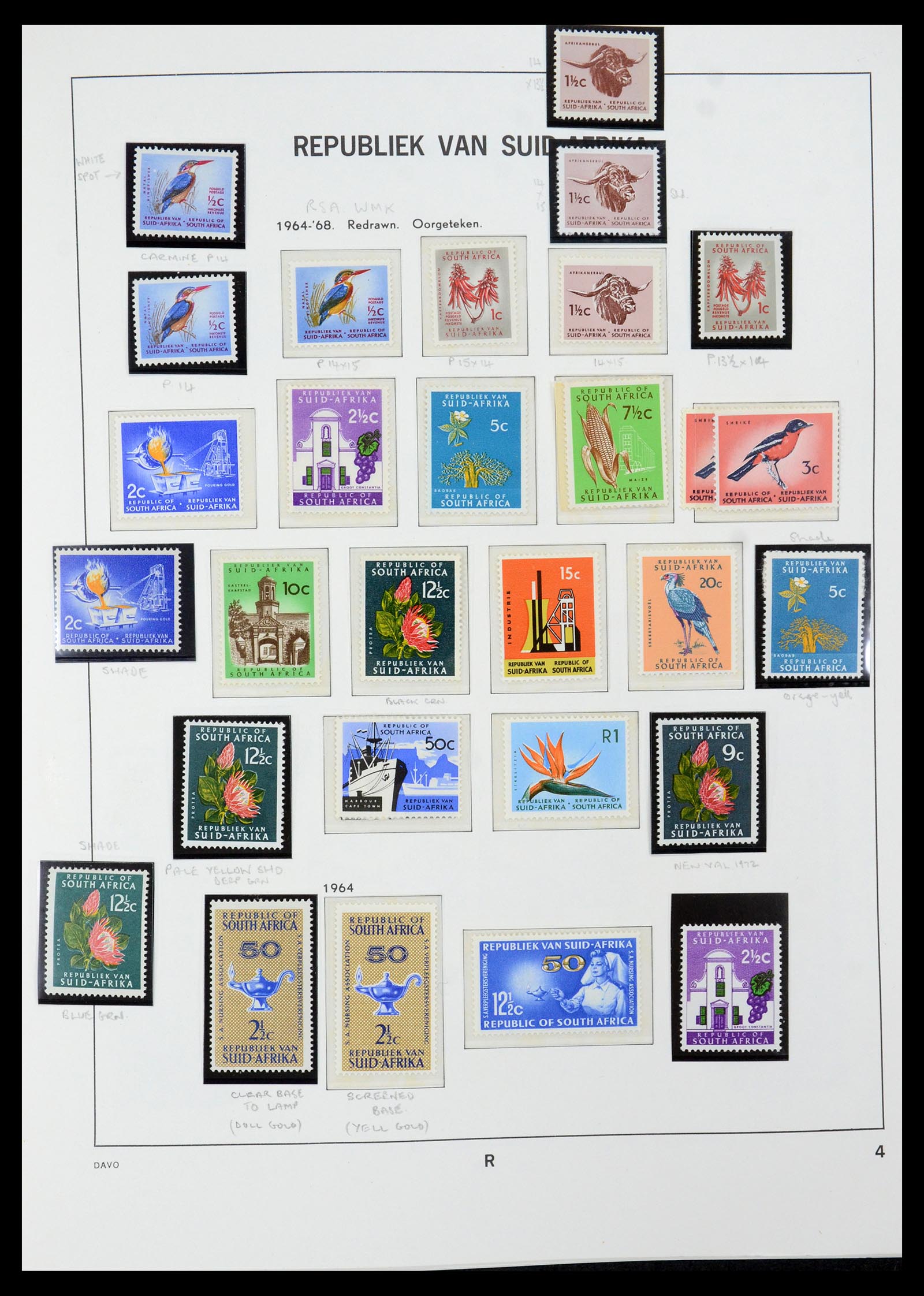 35632 040 - Postzegelverzameling 35632 Zuid Afrika 1910-1997.