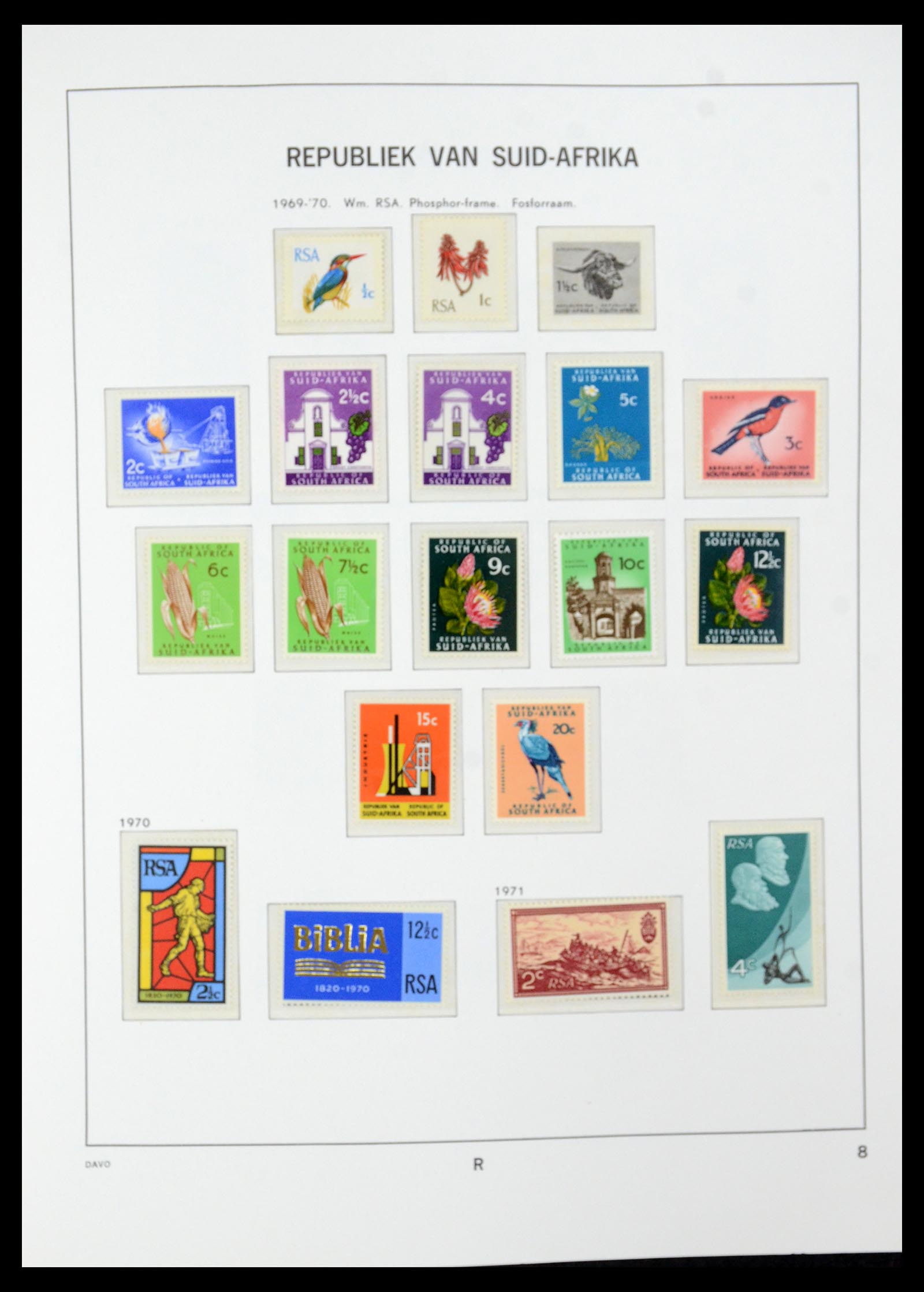 35632 044 - Postzegelverzameling 35632 Zuid Afrika 1910-1997.