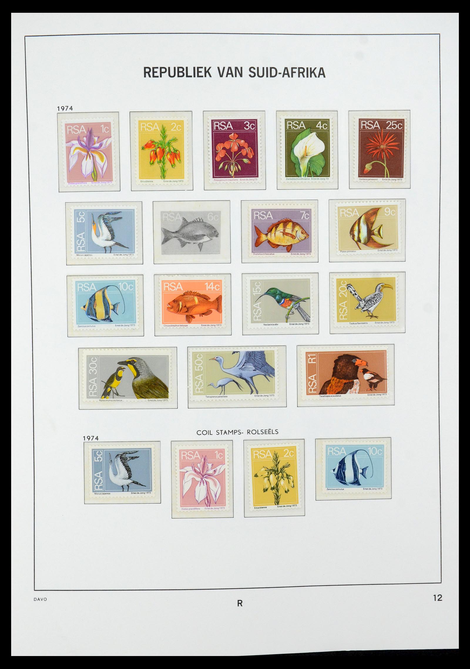 35632 048 - Postzegelverzameling 35632 Zuid Afrika 1910-1997.