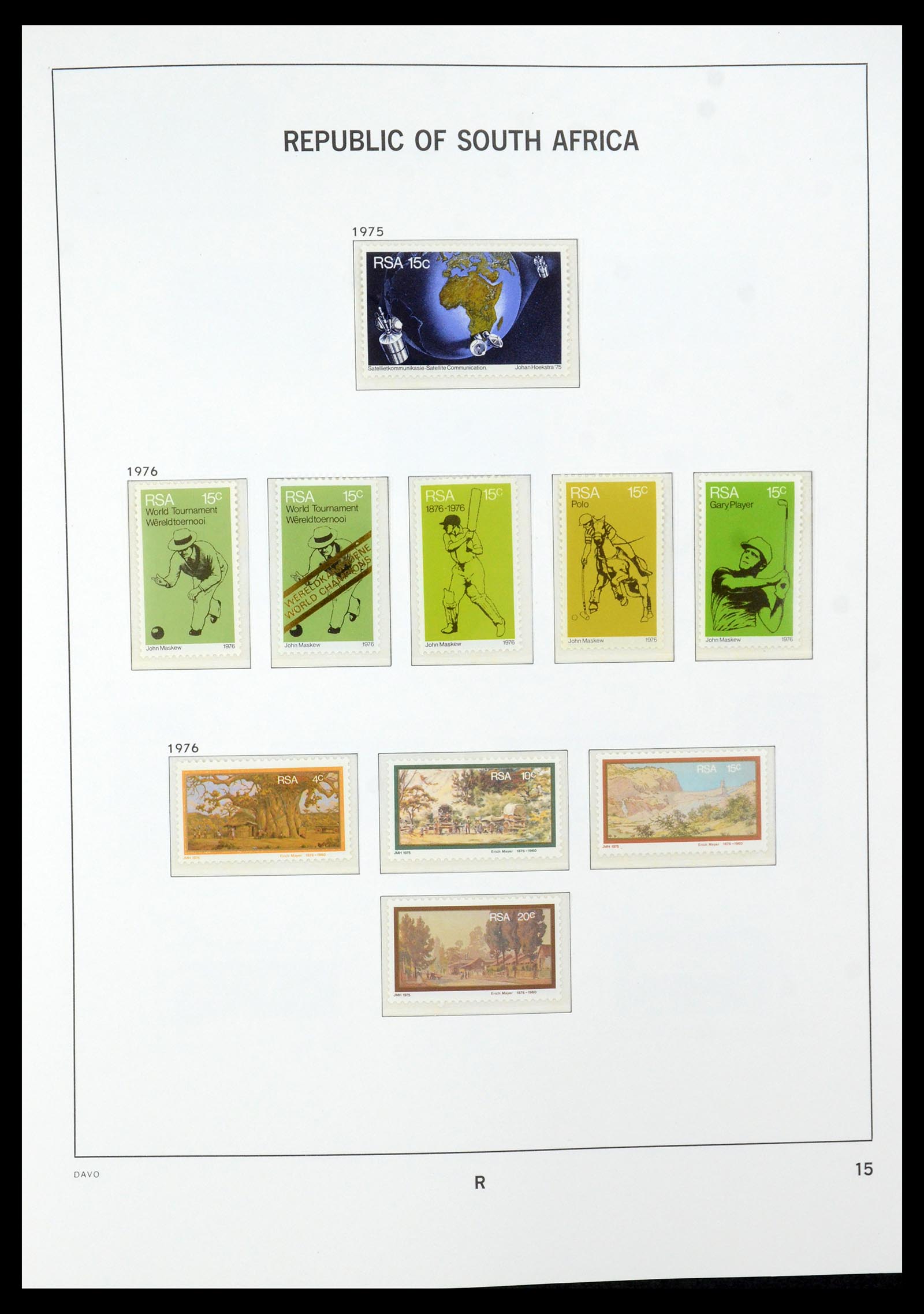 35632 051 - Postzegelverzameling 35632 Zuid Afrika 1910-1997.
