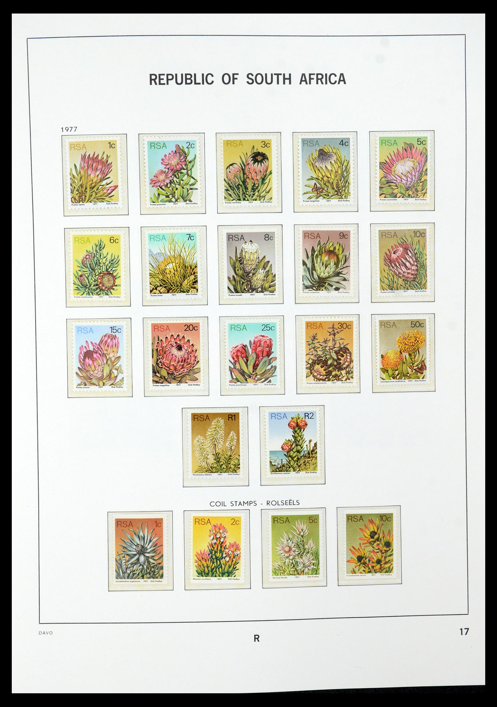 35632 053 - Postzegelverzameling 35632 Zuid Afrika 1910-1997.