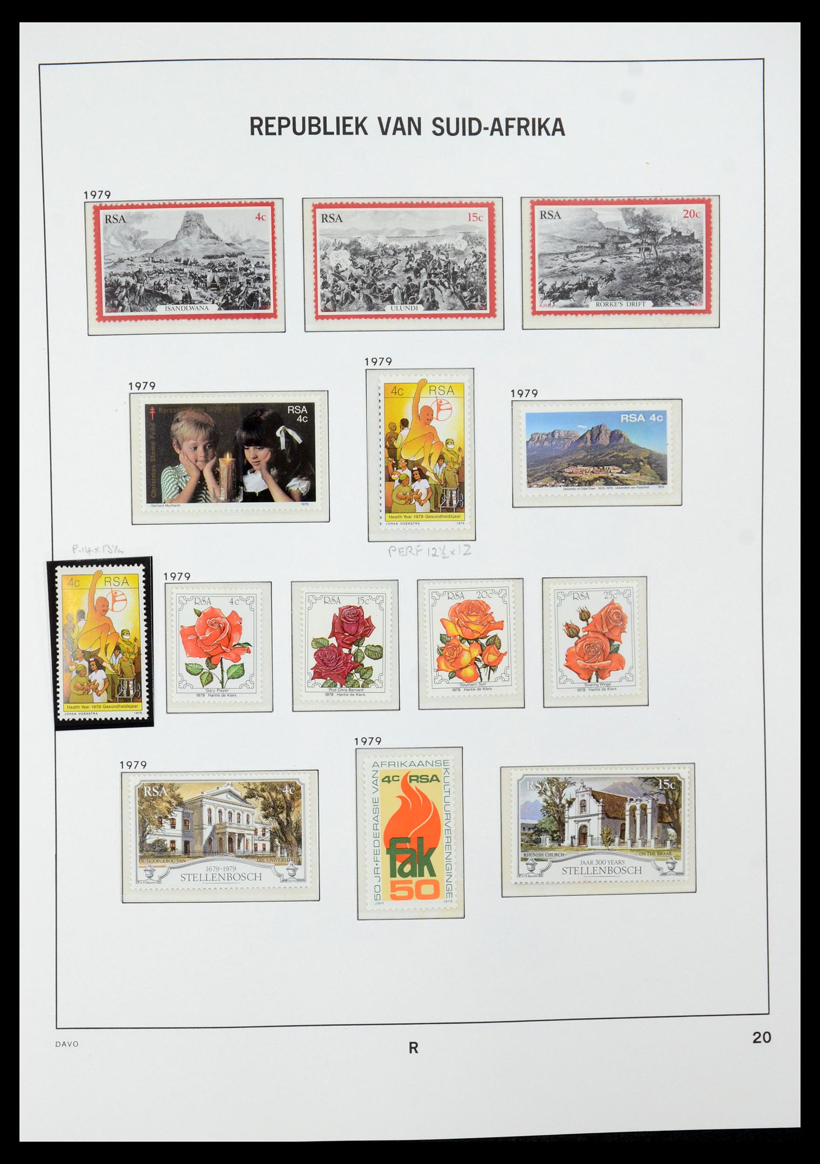 35632 056 - Postzegelverzameling 35632 Zuid Afrika 1910-1997.