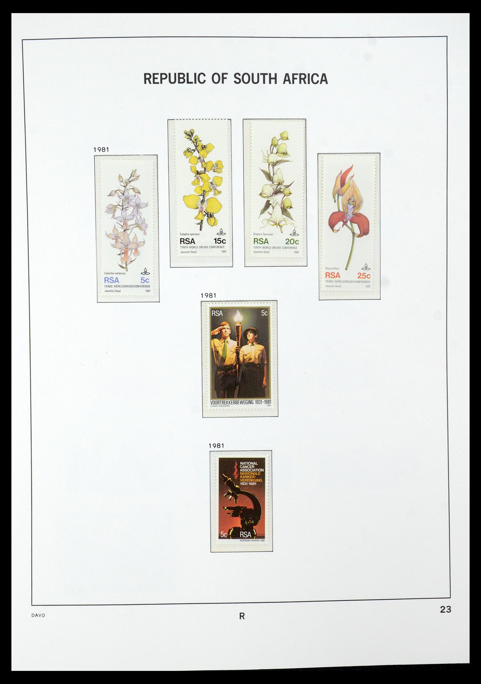 35632 059 - Postzegelverzameling 35632 Zuid Afrika 1910-1997.