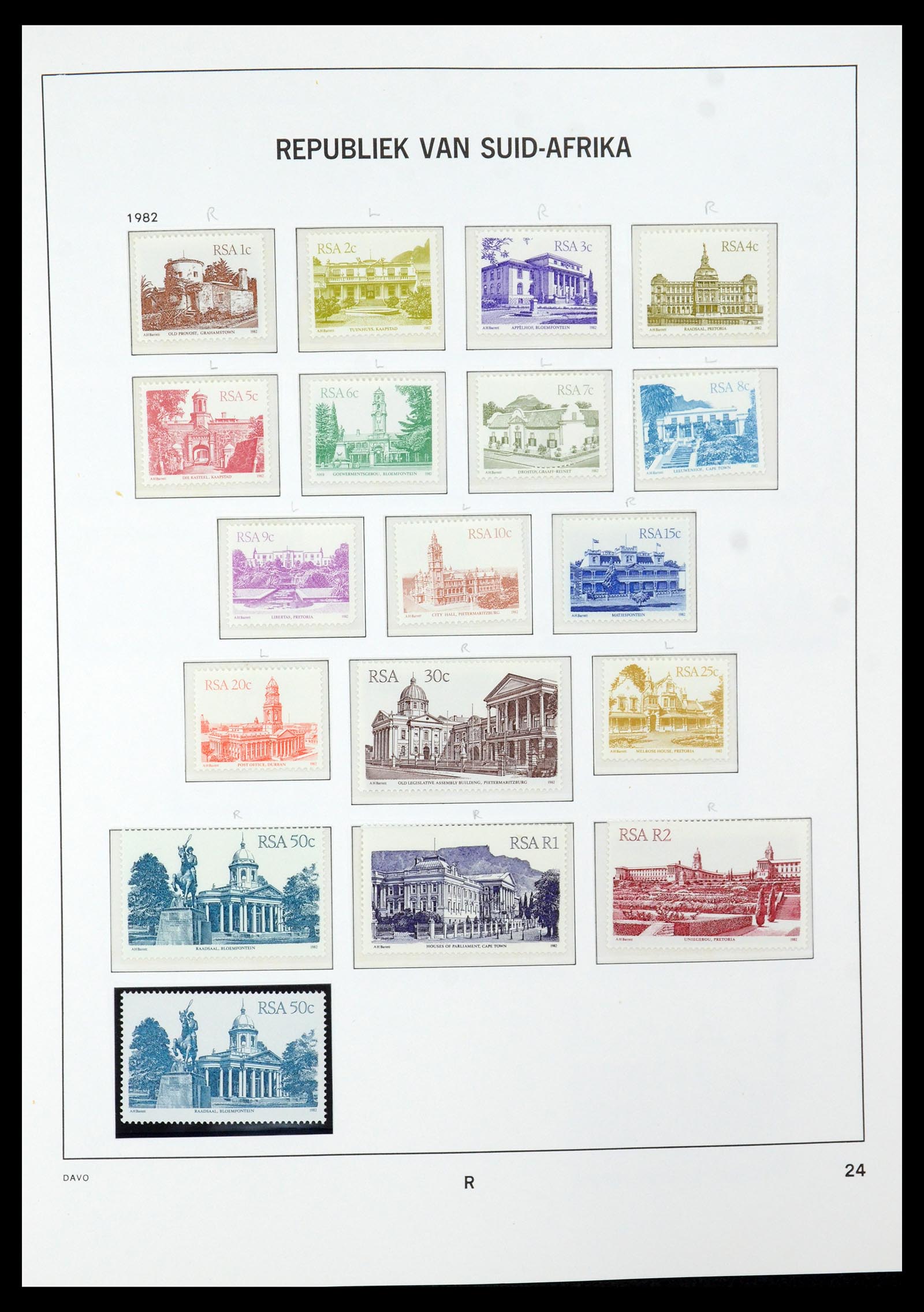 35632 060 - Postzegelverzameling 35632 Zuid Afrika 1910-1997.